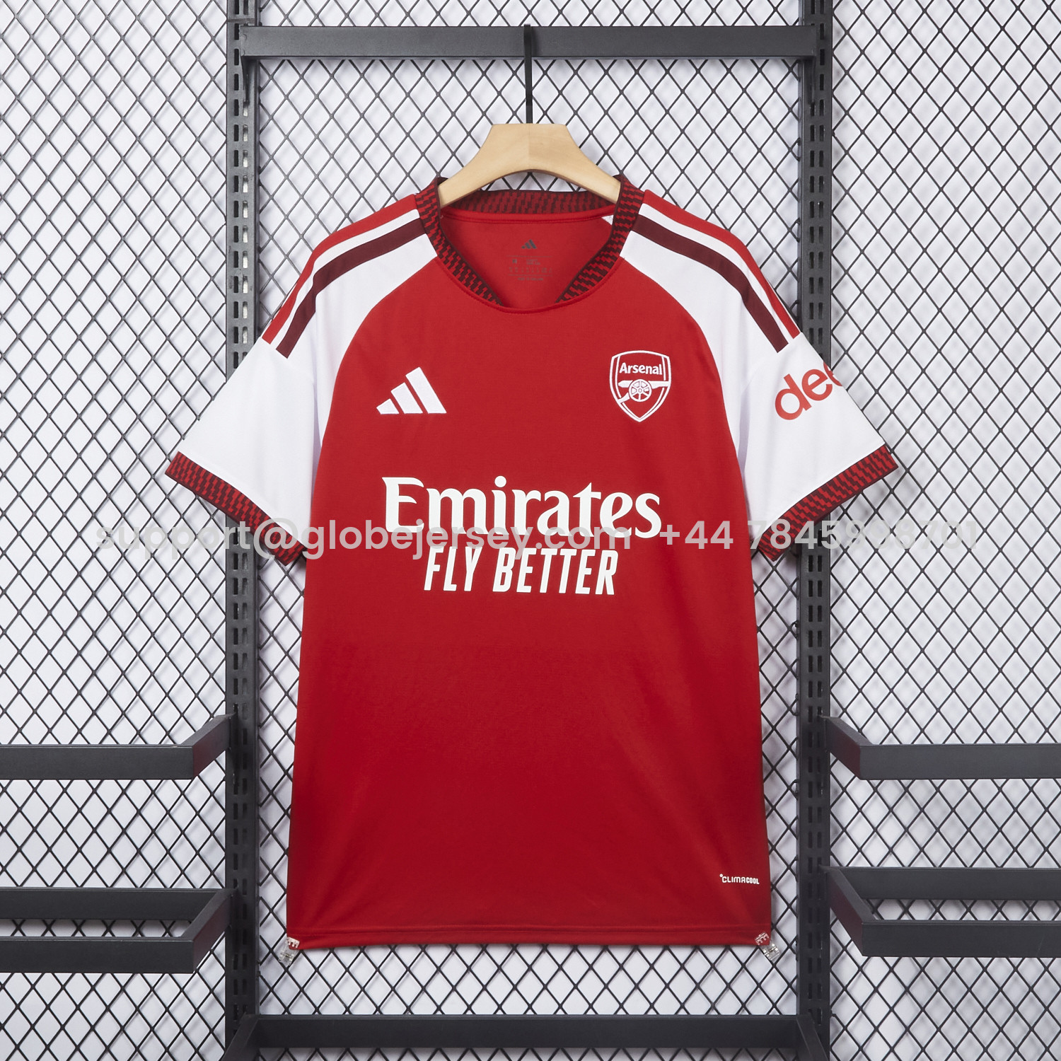 GlobeJersey-【Champion 26 Font】Arsenal 26-27 Home Jersey - Fans Version