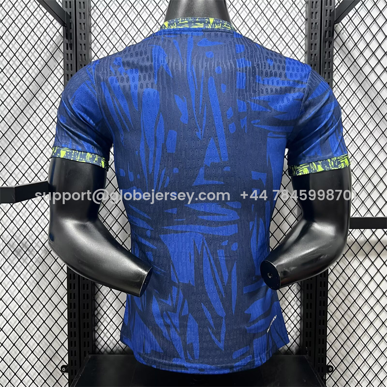 GlobeJersey-Brazil 2026 Blue Colors Special Jersey - Player Version