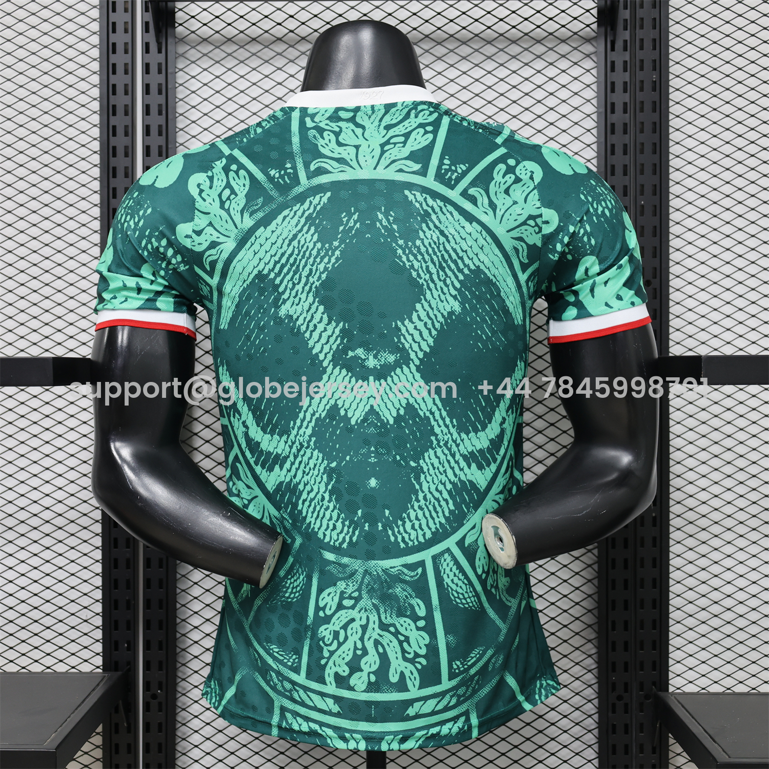 GlobeJersey-Mexico 2026 Green Totem Special Jersey - Player Version