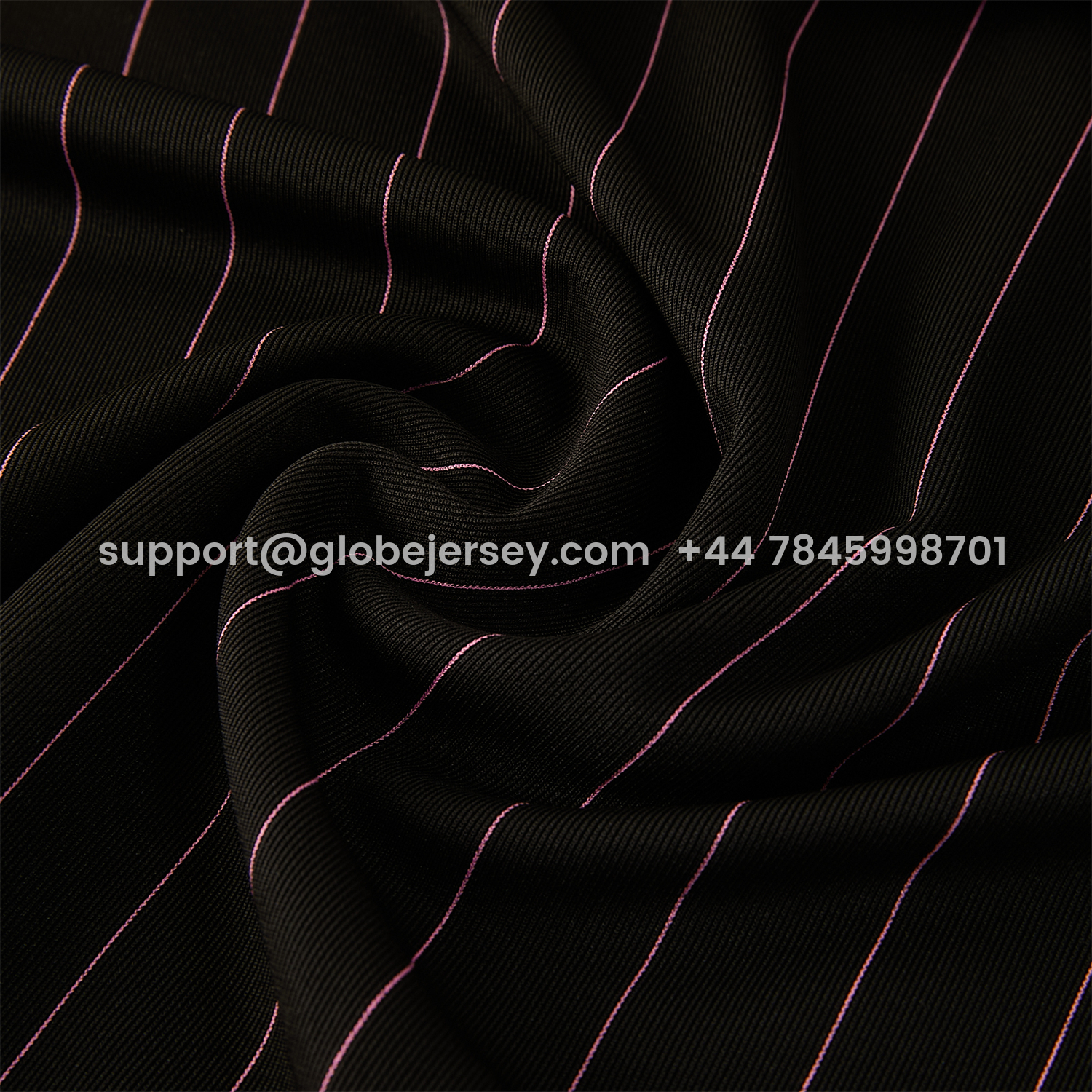 GlobeJersey-Juventus 26-27 Short-Sleeve Training Set - Pink Lines Black Top & Shorts