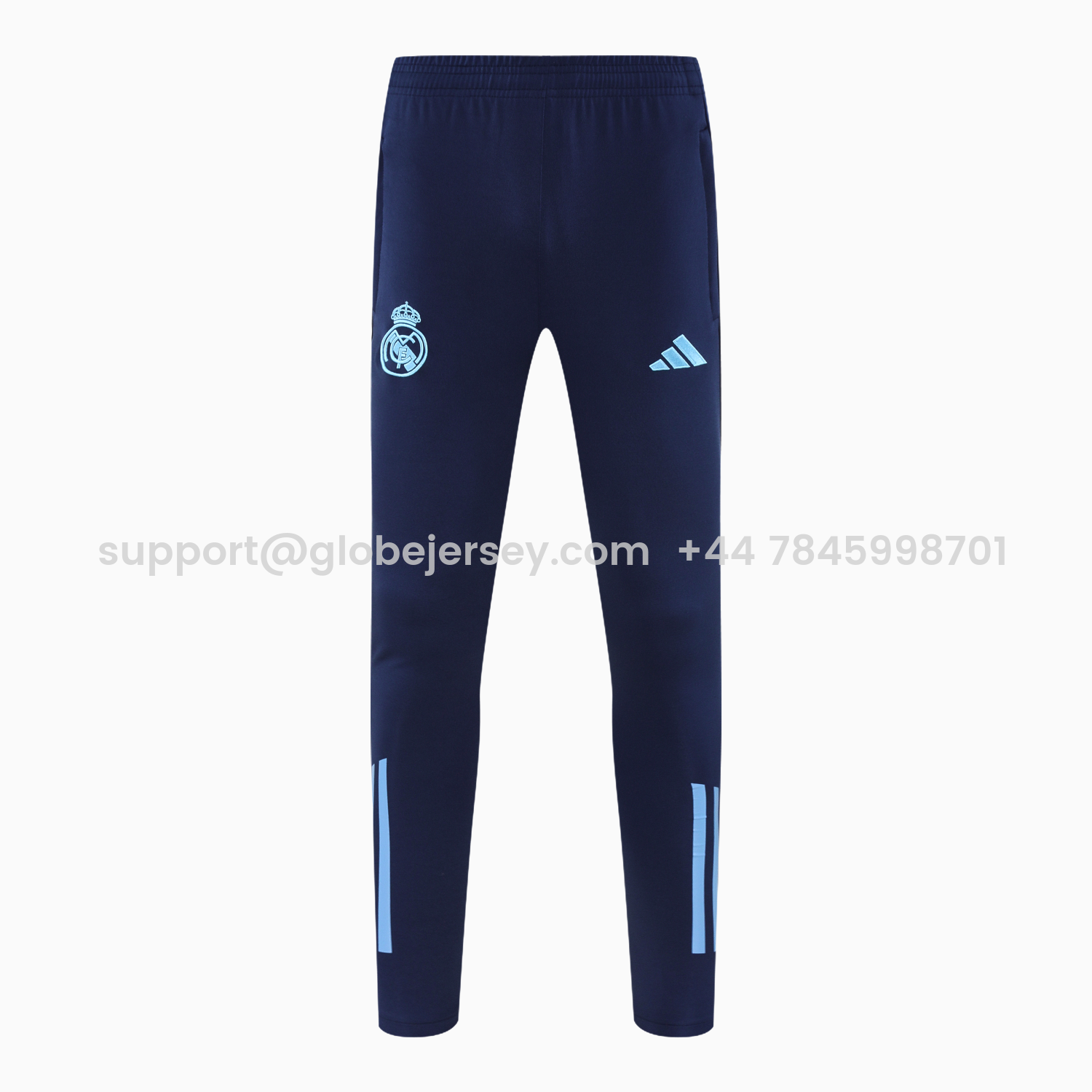 GlobeJersey-Real Madrid 25-26 Training Hoodie Set - Blue Hoodie and Deep Blue Pants