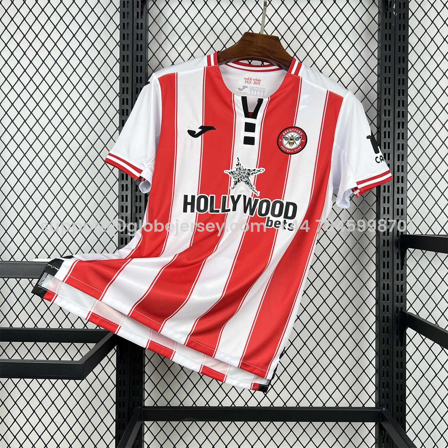 GlobeJersey-Brentford 25-26 Home Jersey - Fans Version