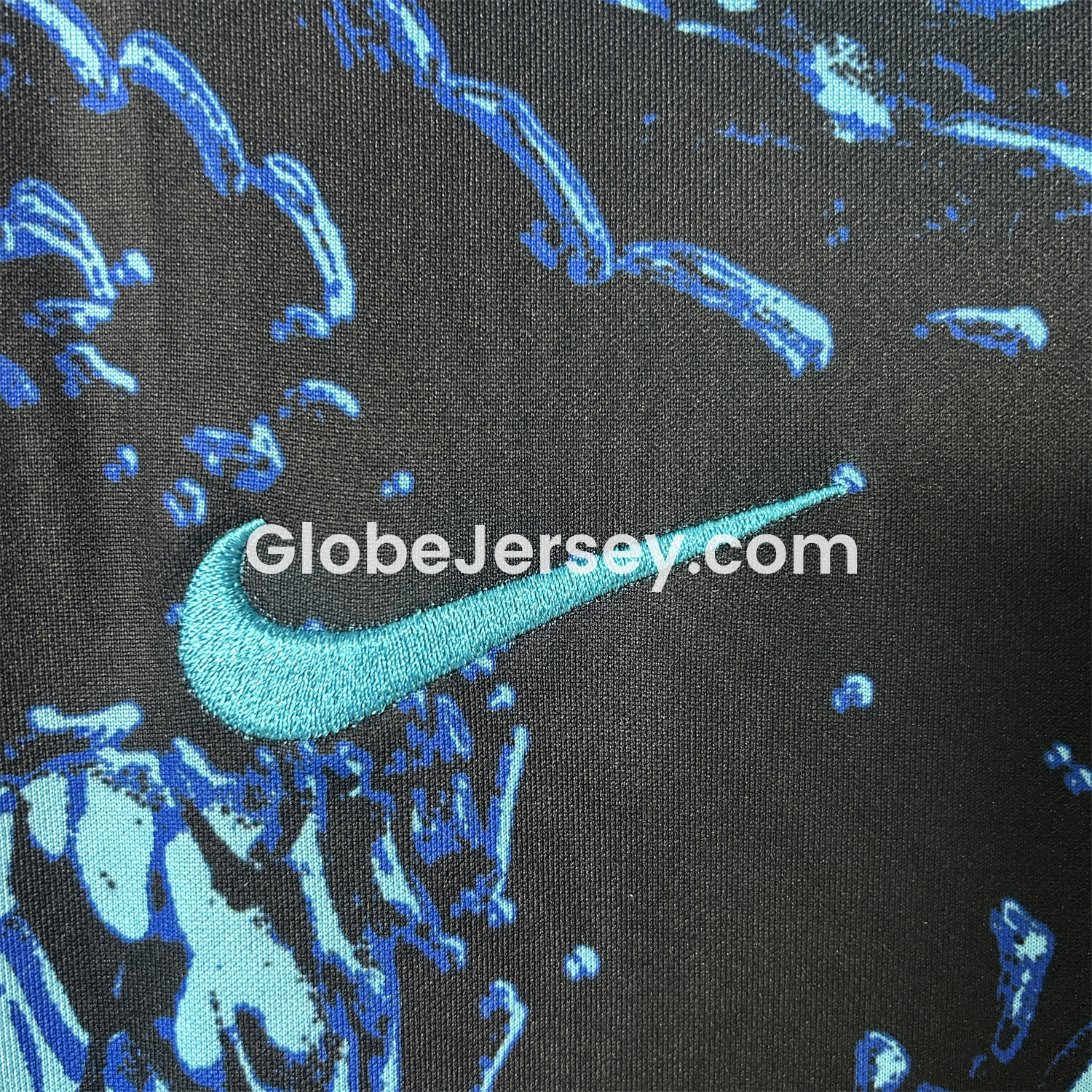GlobeJersey-Inter Milan 25-26 Blue Snake Pattern Pre-Match Training Jersey - Fans Version