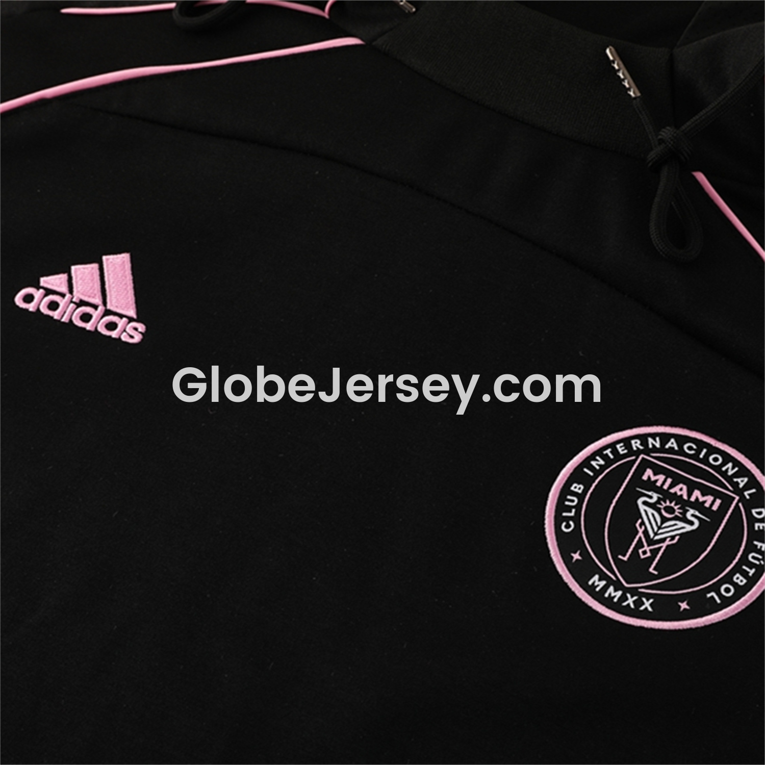 GlobeJersey-INT M.A.M 25-26 Long Sleeves Training Hoodie Set - Black Hoodie + Pants