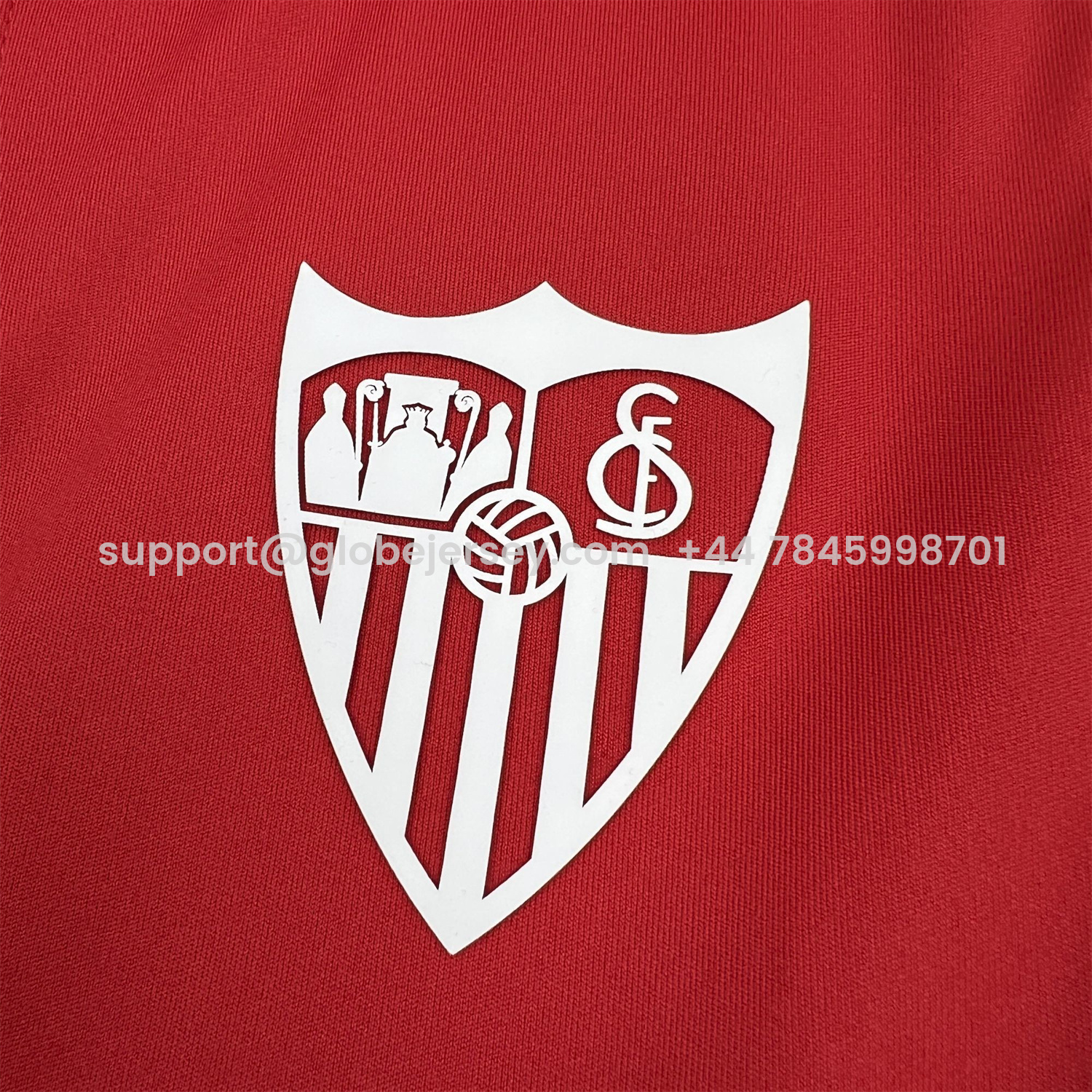 GlobeJersey-Sevilla 25-26 Red Travel Special Jersey - Fans Version