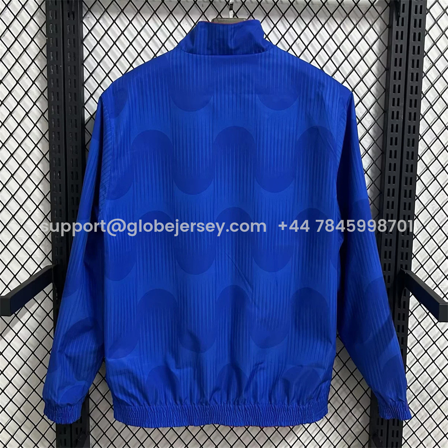 GlobeJersey-Spain 2026 Pre-Match Double Sided Reversible Windbreaker - Red