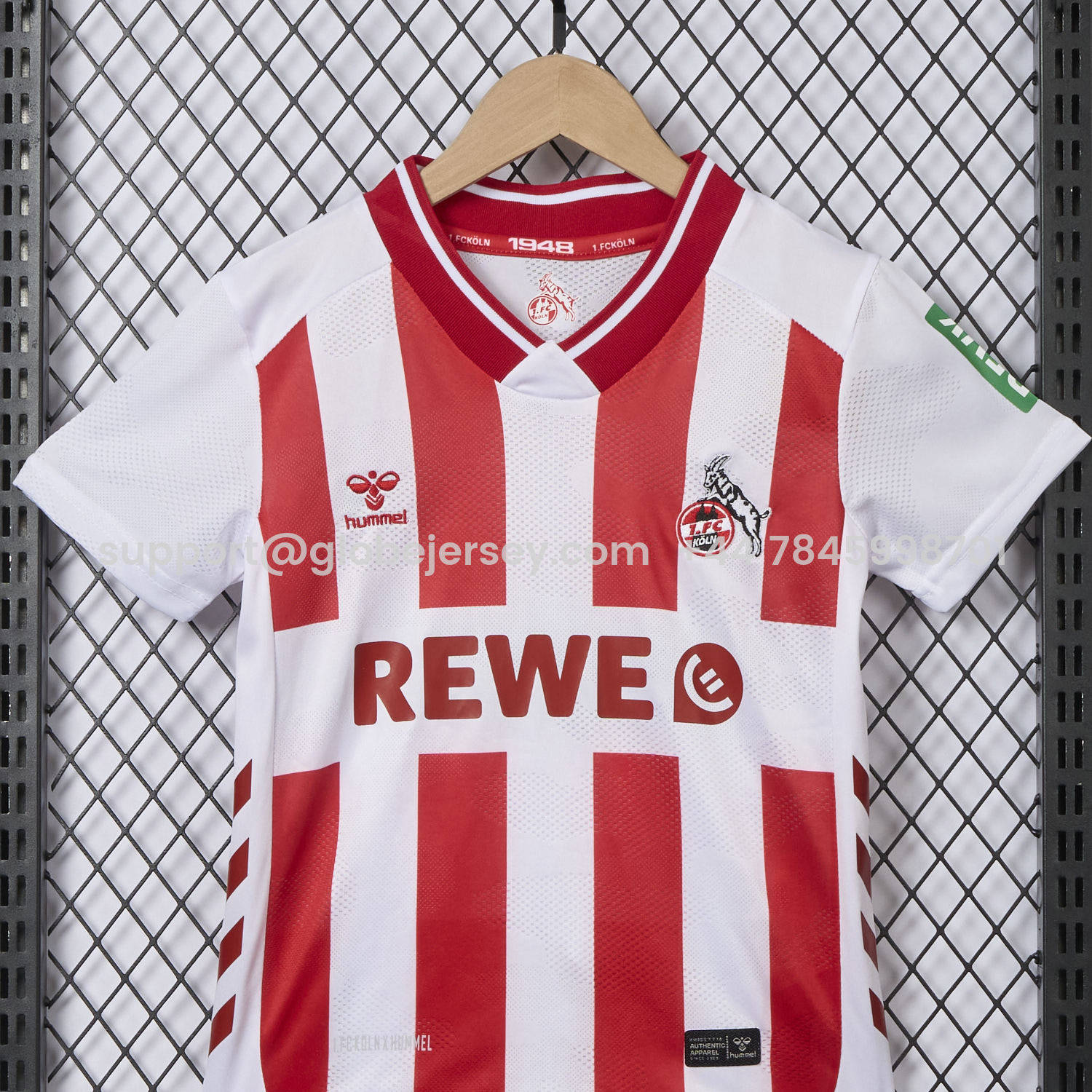 GlobeJersey-1. FC Köln 25-26 Home Kids Kit