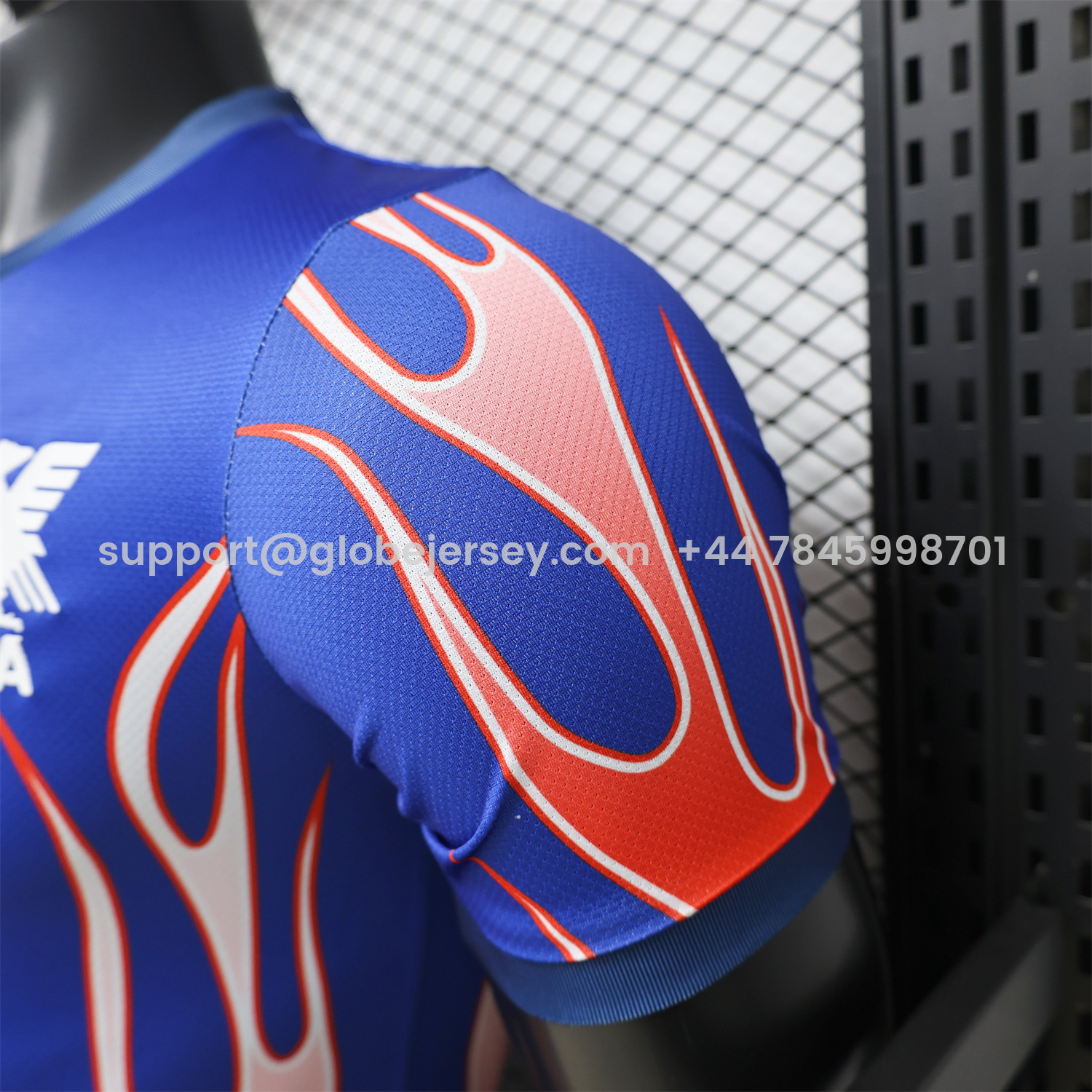 GlobeJersey-Japan 2026 Red Fire Blue Special Jersey - Player Version