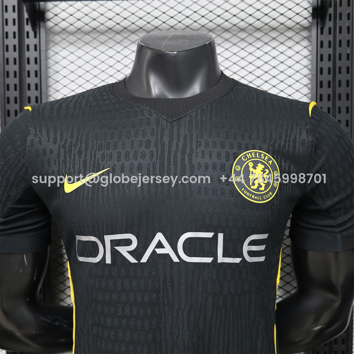 GlobeJersey-C.H.E.L.S.E.A 25-26 Black Special Jersey - Player Version