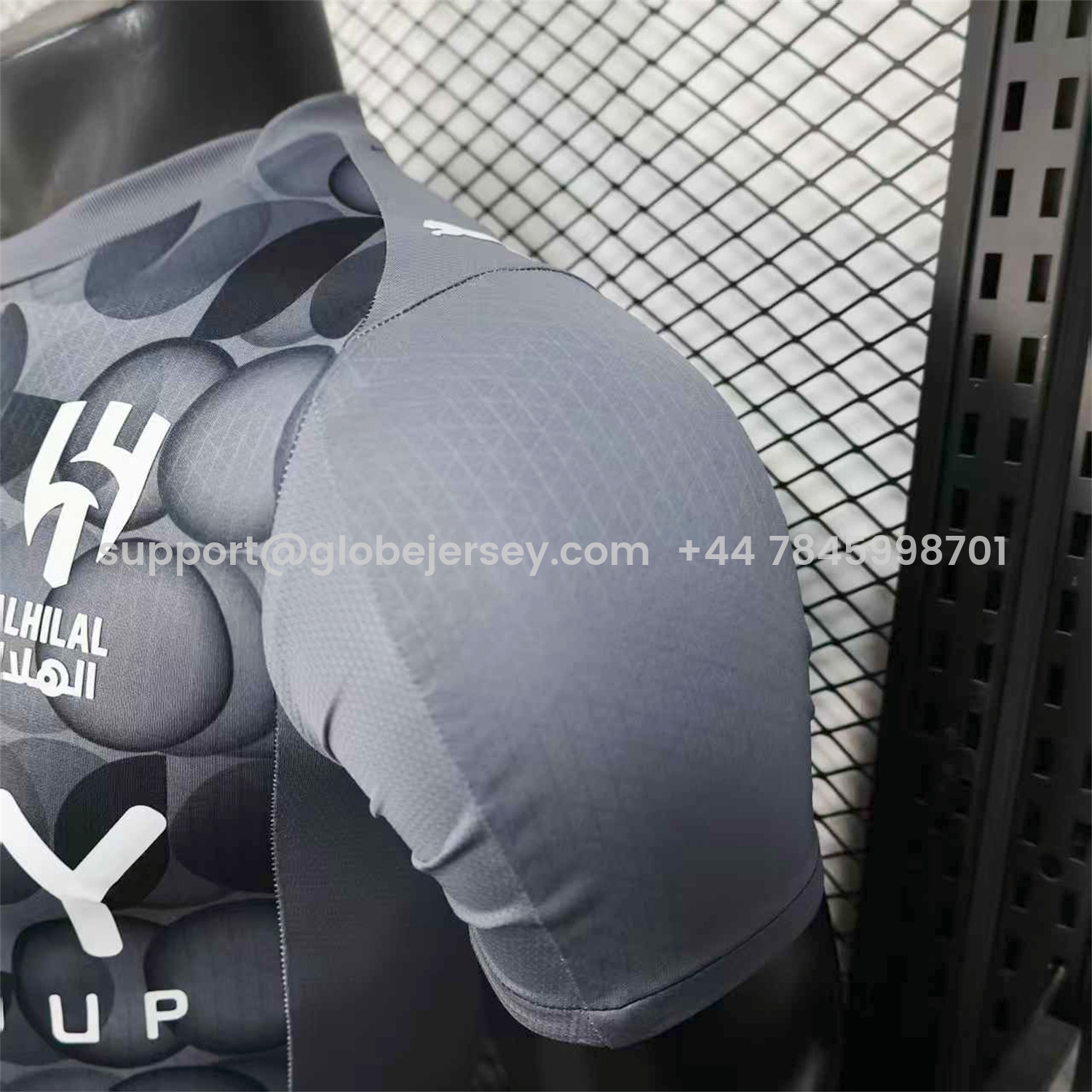 GlobeJersey-Al Hilal Riyadh Crescent 25-26 Third Grey Jersey - Player Version
