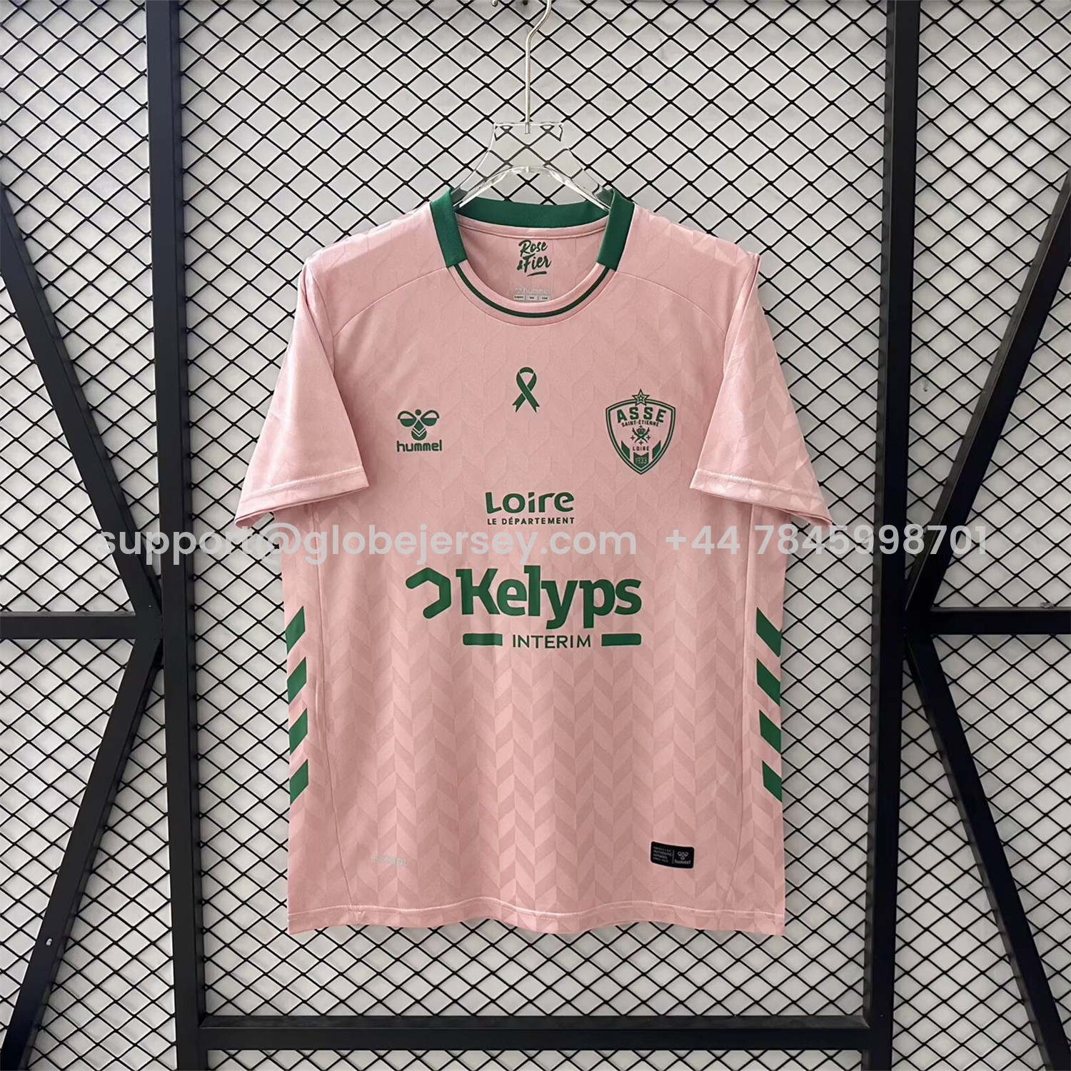 GlobeJersey-AS Saint-Etienne 25-26 Pink October Goalkeeper Jersey - Fans Version