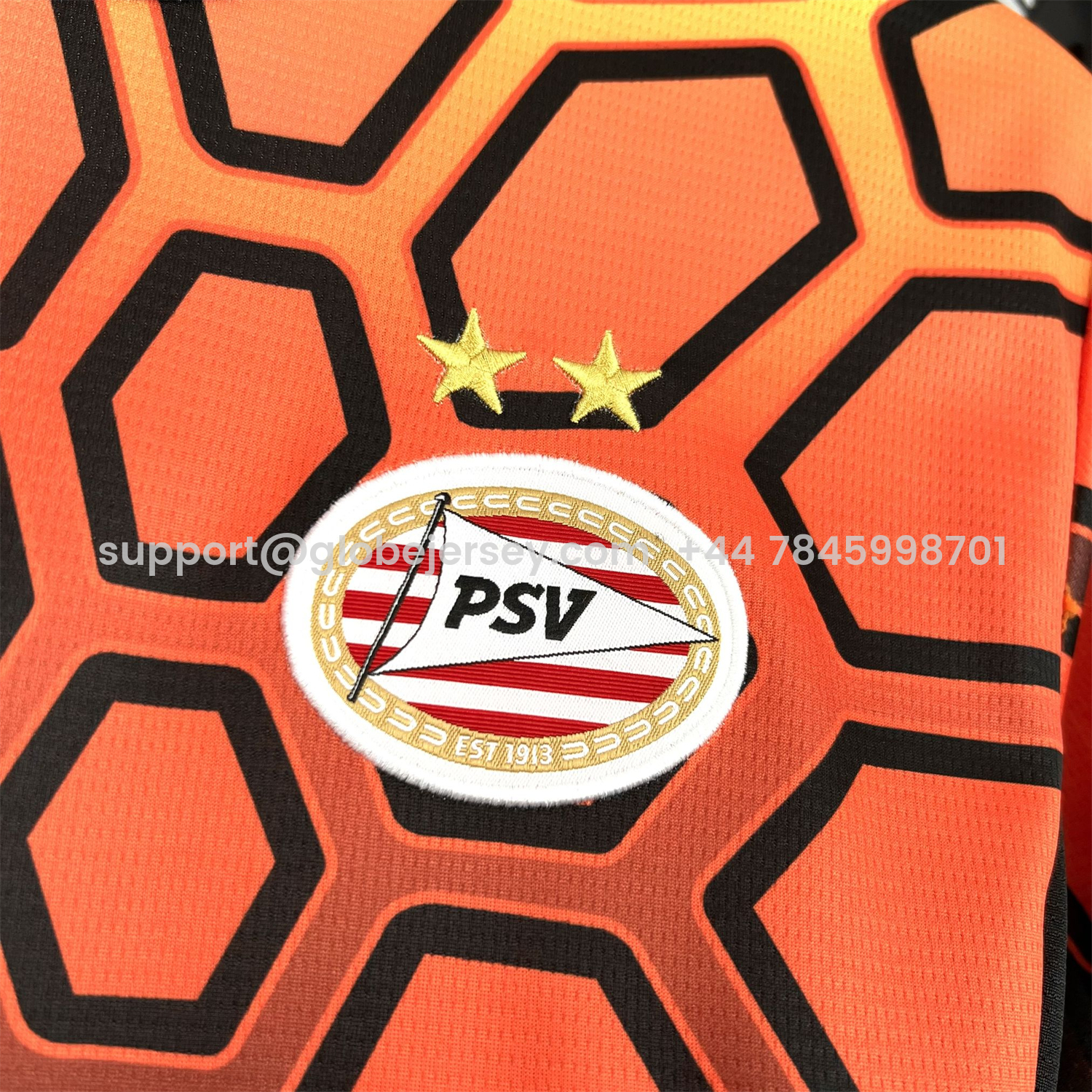 GlobeJersey-PSV Eindhoven 26-27 Orange With Black Special Jersey - Fans Version