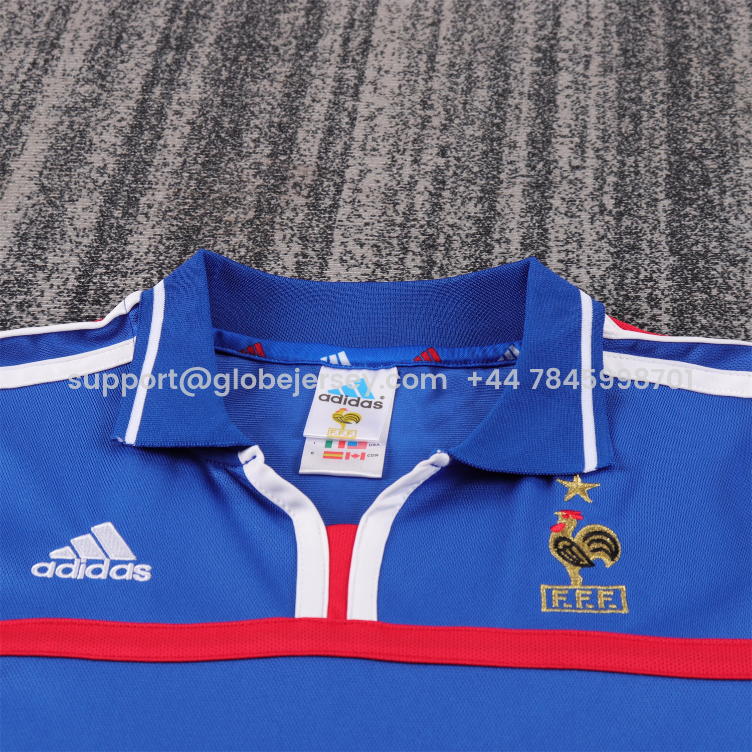 GlobeJersey-Retro France 2000 Home Kids Kit