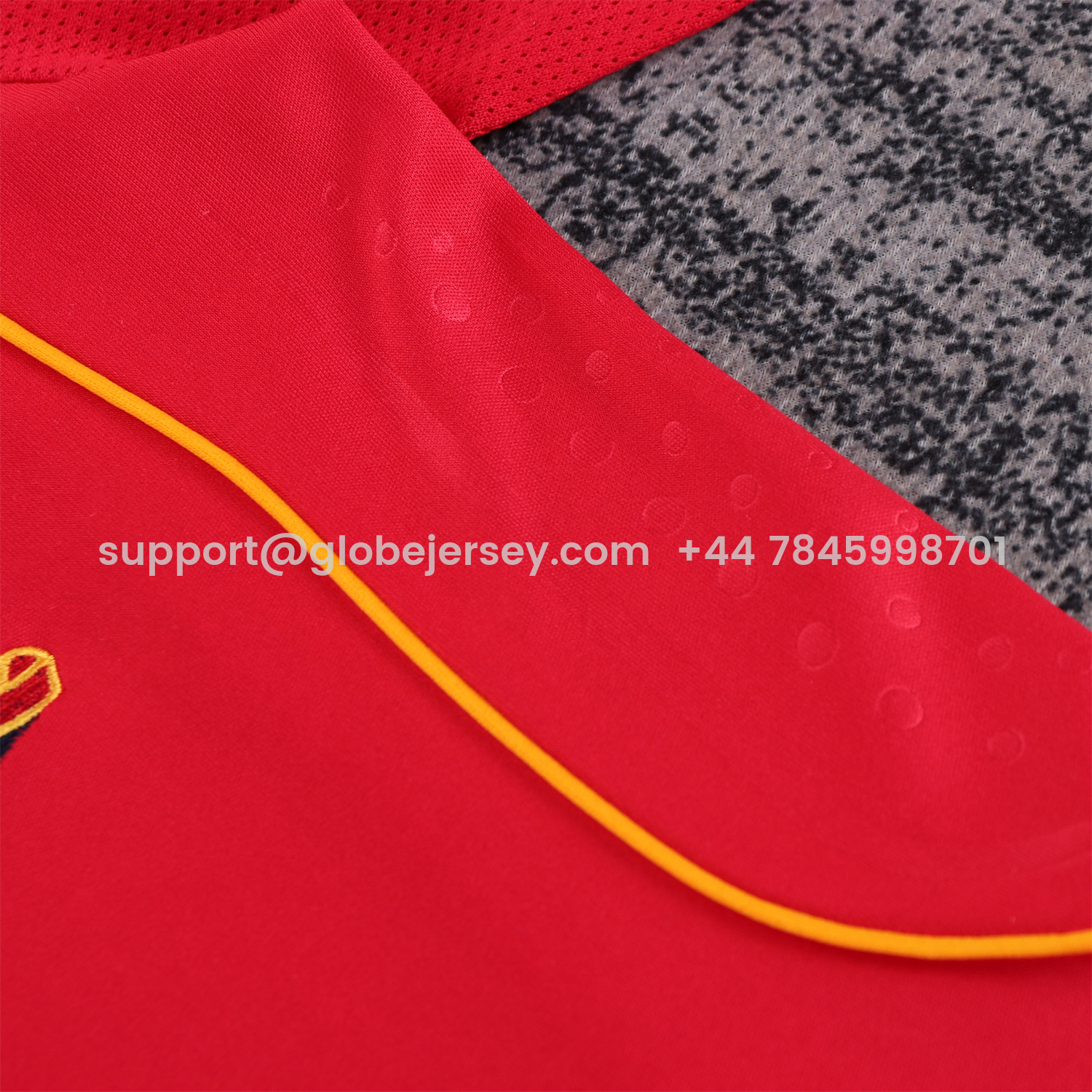 GlobeJersey-Retro Spain 2008 Home Kids Kit