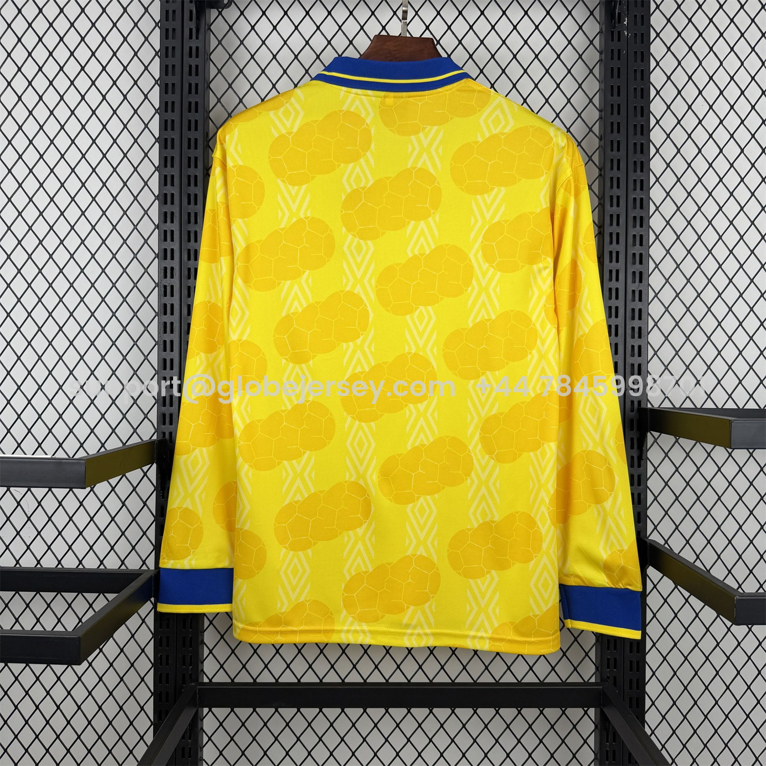 GlobeJersey-Retro Colombia 1994 Home Long Sleeves Jersey