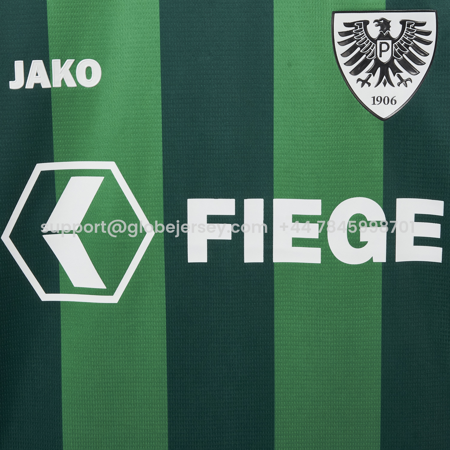 GlobeJersey-Preussen Munster 25-26 Home Jersey - Fans Version