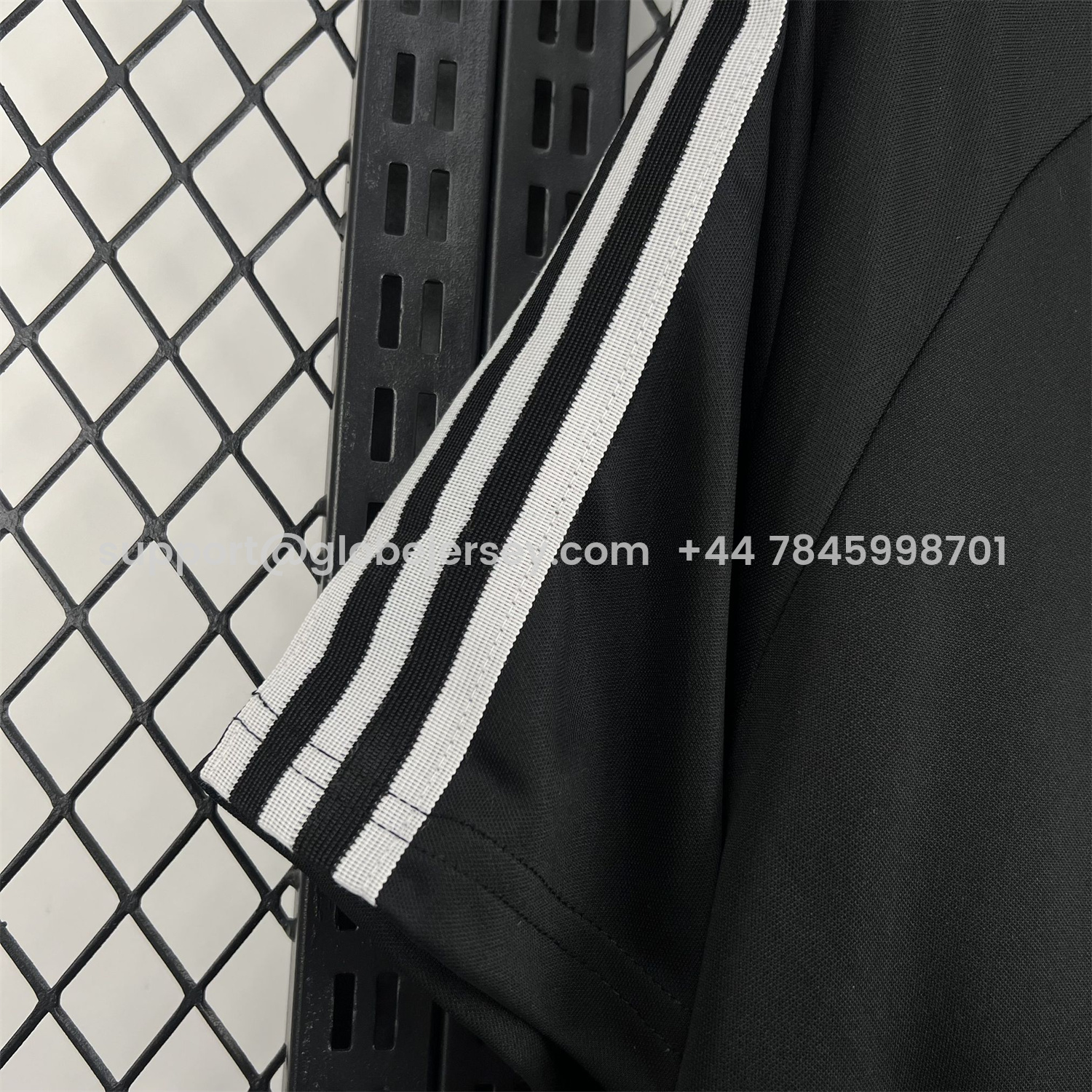 GlobeJersey-Chile 2026 Black With White Stripes Special Edition Jersey - Fans Version