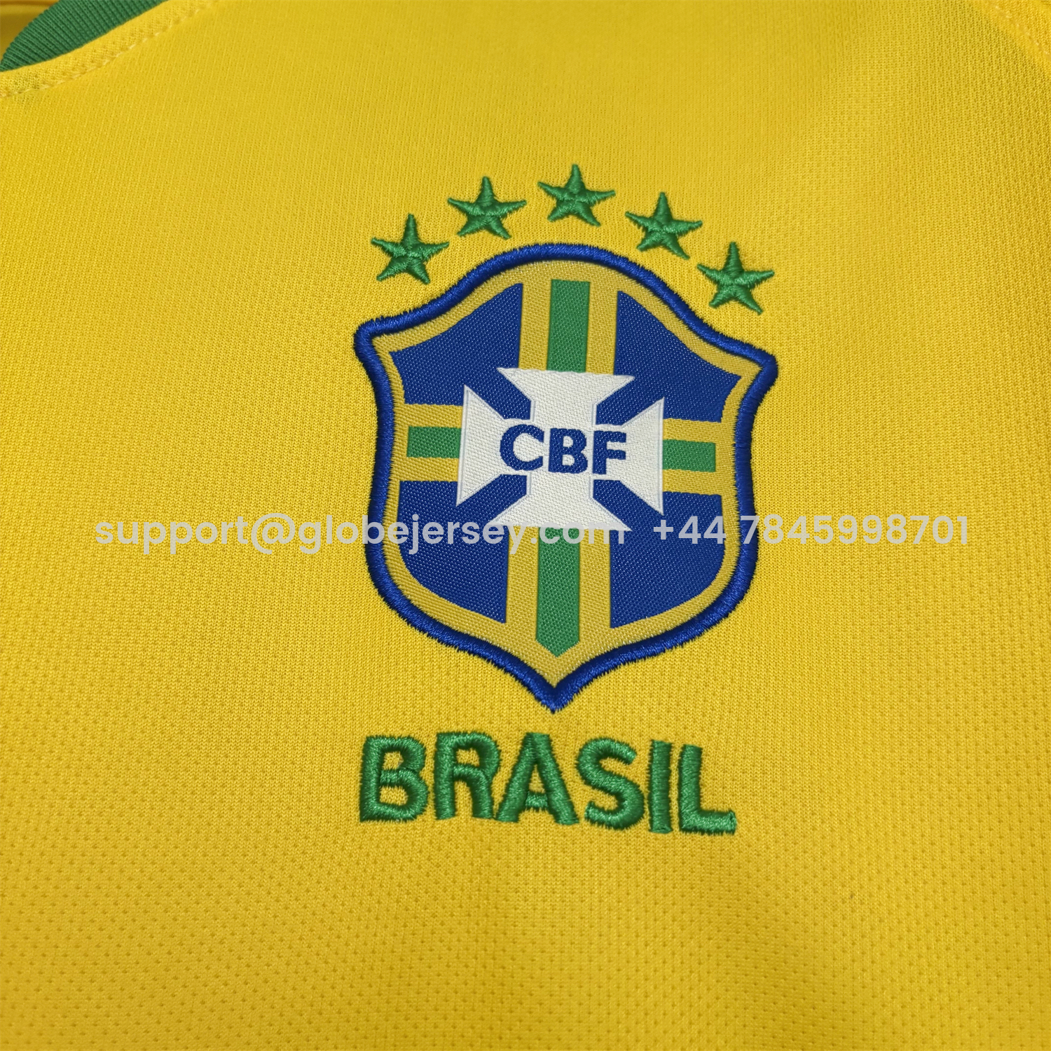 GlobeJersey-Retro Brazil 2018 Home Jersey