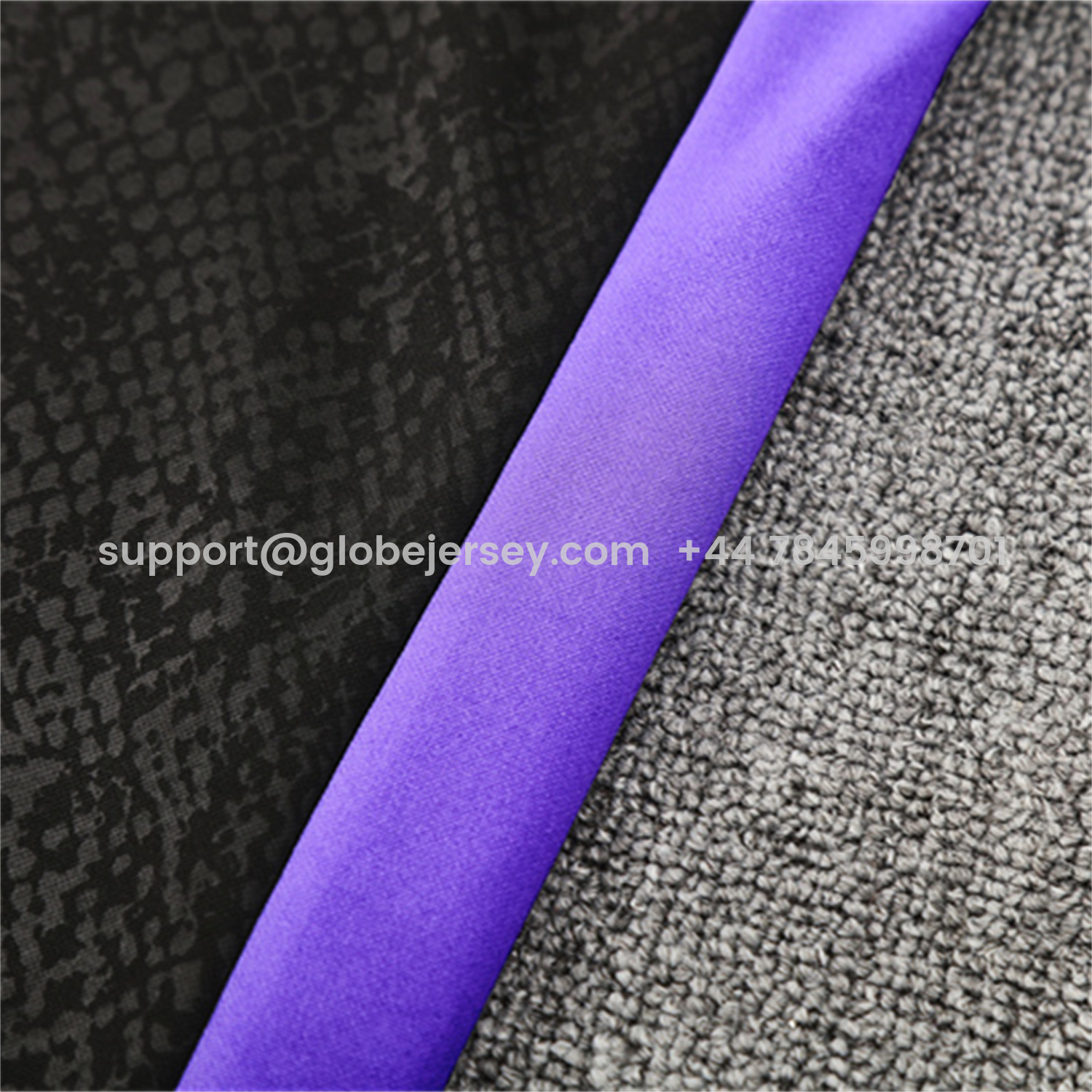 GlobeJersey-Barcelona 25-26 X KB Kids Long Sleeve Training Set - Black Top & Black Pants