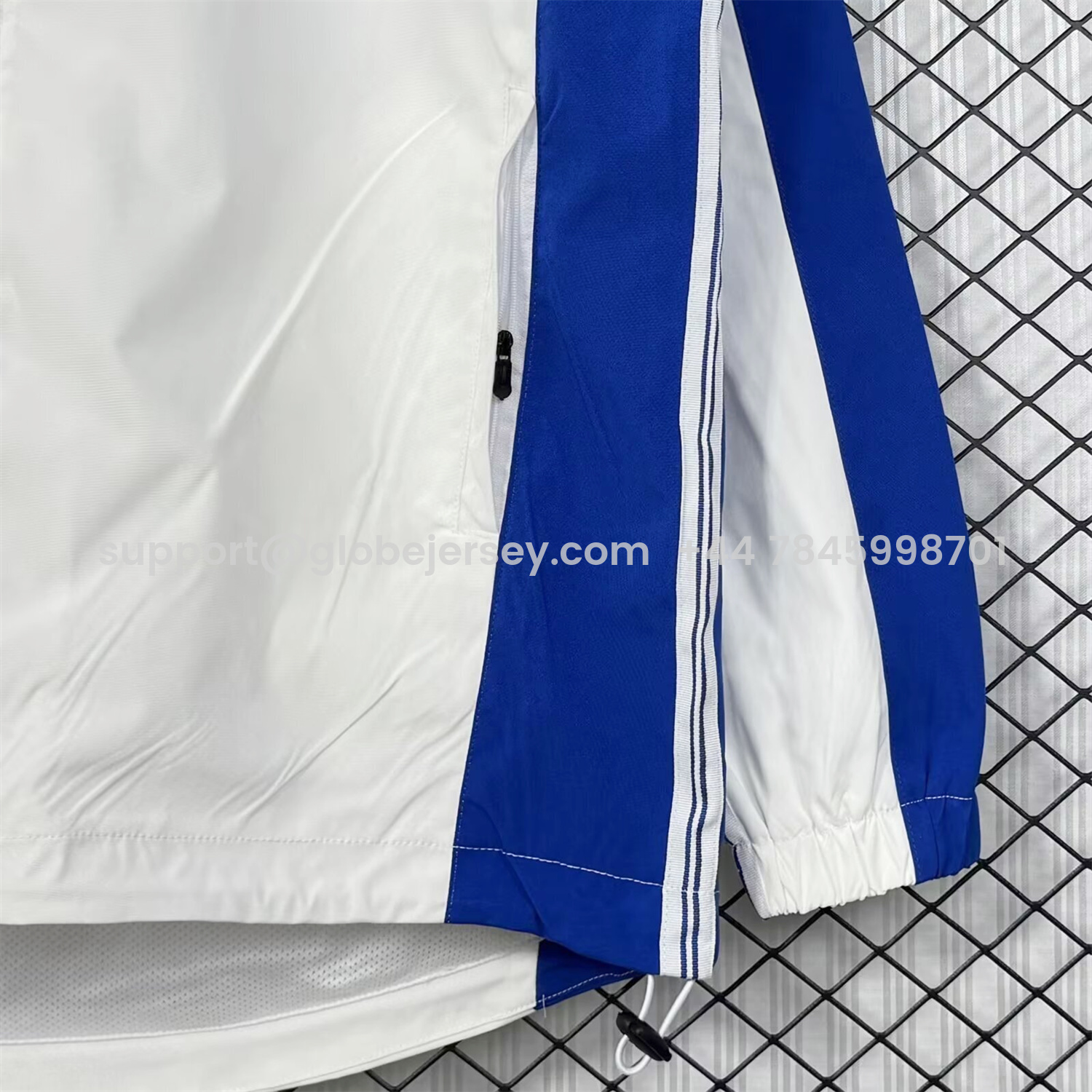 GlobeJersey-Retro Brazil 1998 White Windbreaker