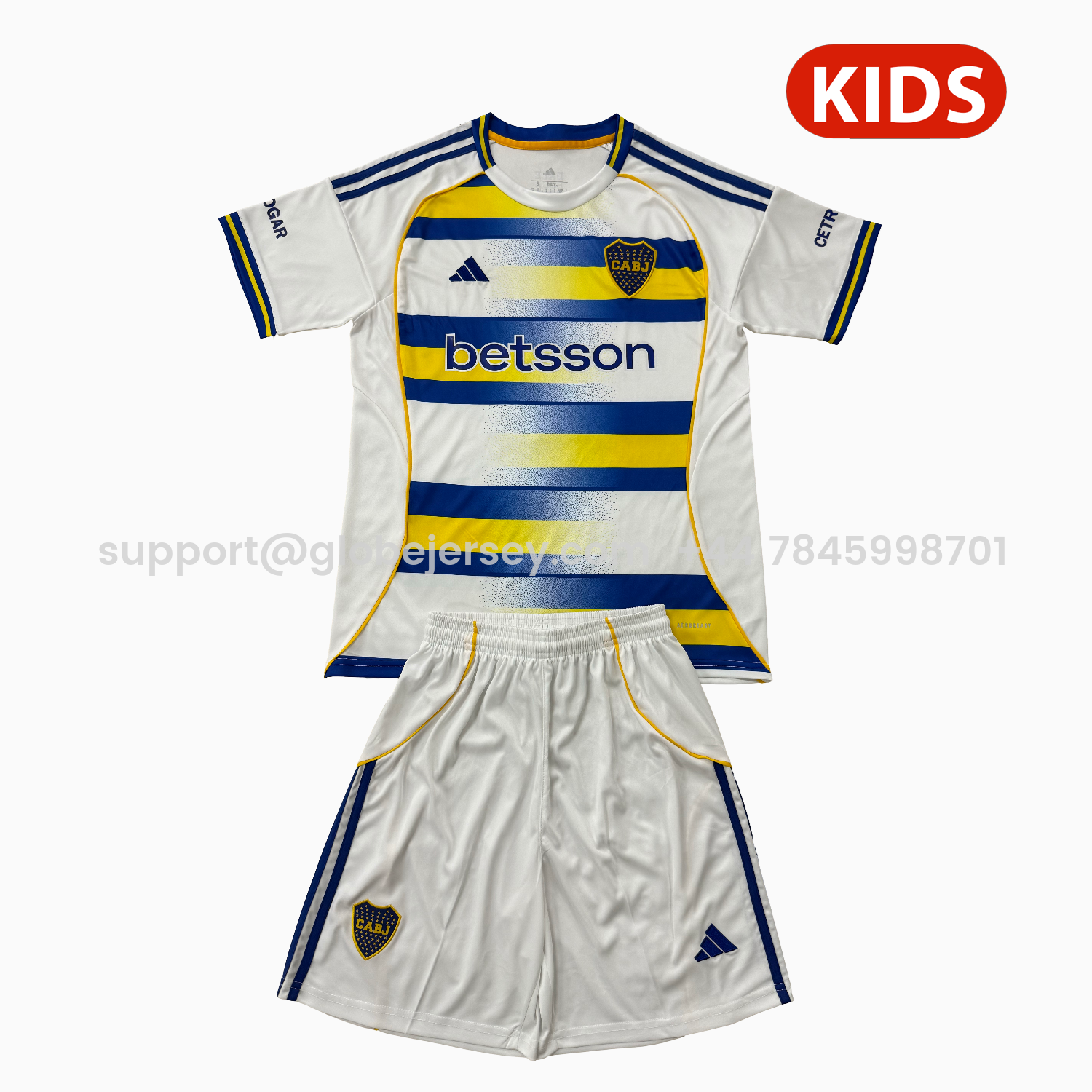 GlobeJersey-Boca Juniors 26-27 Third Kids Kit