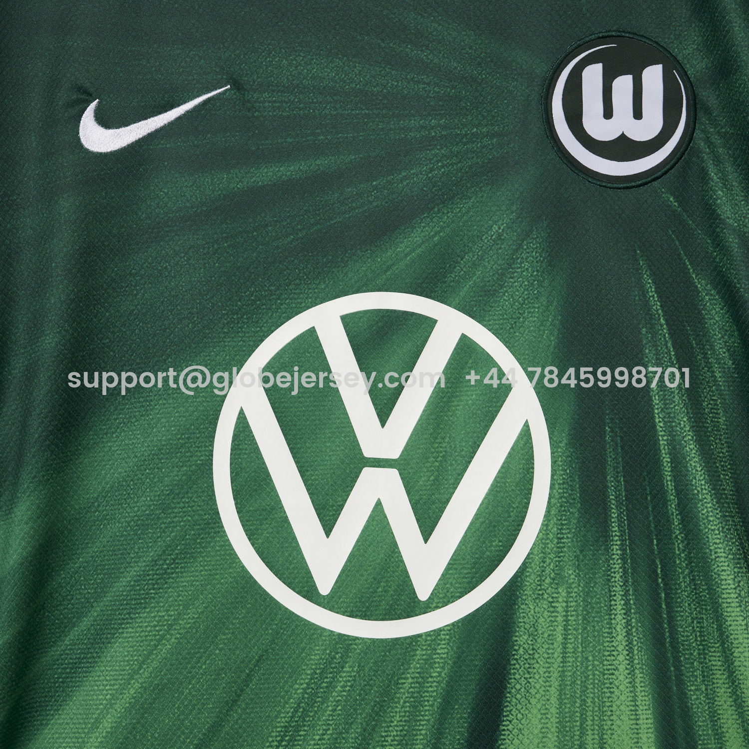 GlobeJersey-Wolfsburg 25-26 Home Green Jersey - Fans Version