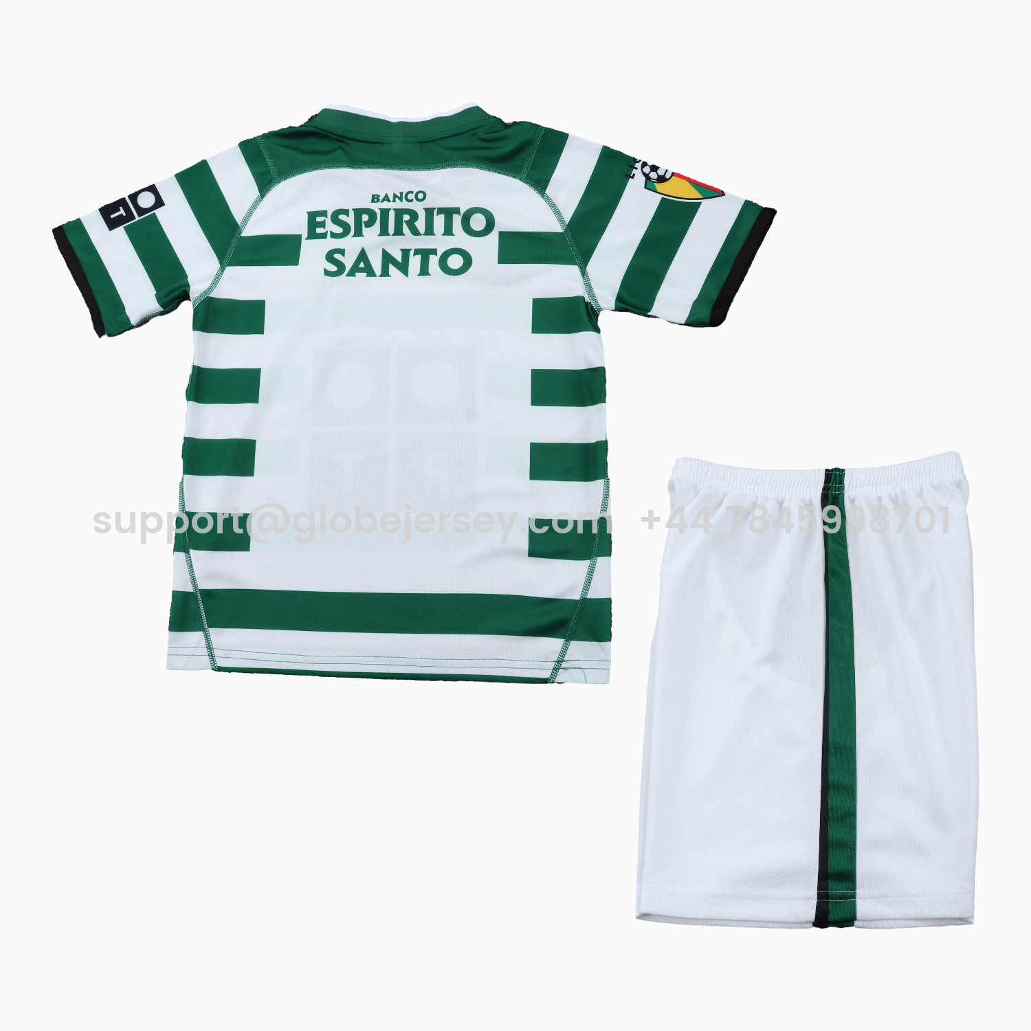 GlobeJersey-Retro Sporting CP 2003-04 Home Kids Kit