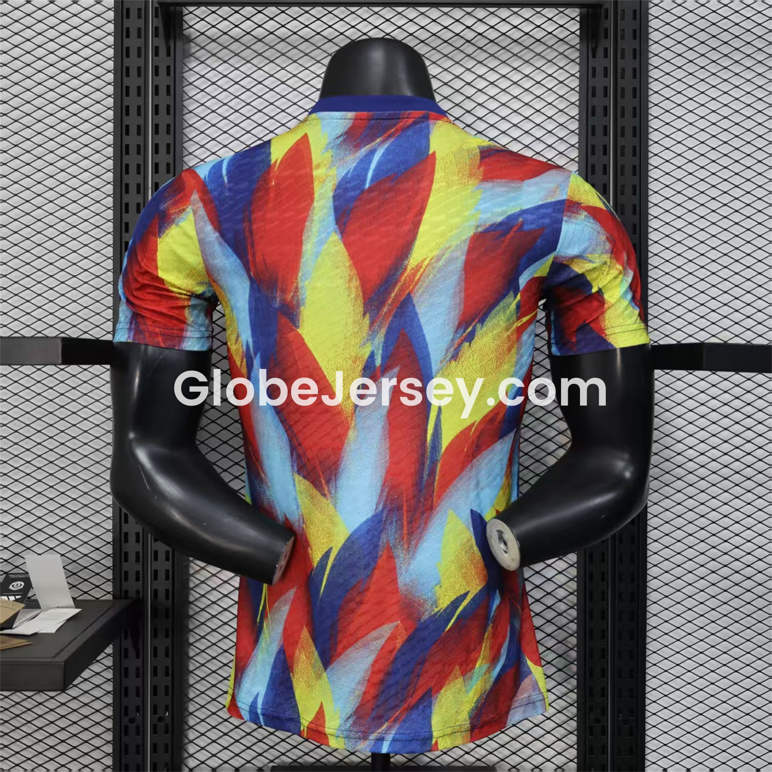 GlobeJersey-Arsenal 25-26 Colorful Flame Graffiti Pre-match Training Jersey - Player Version