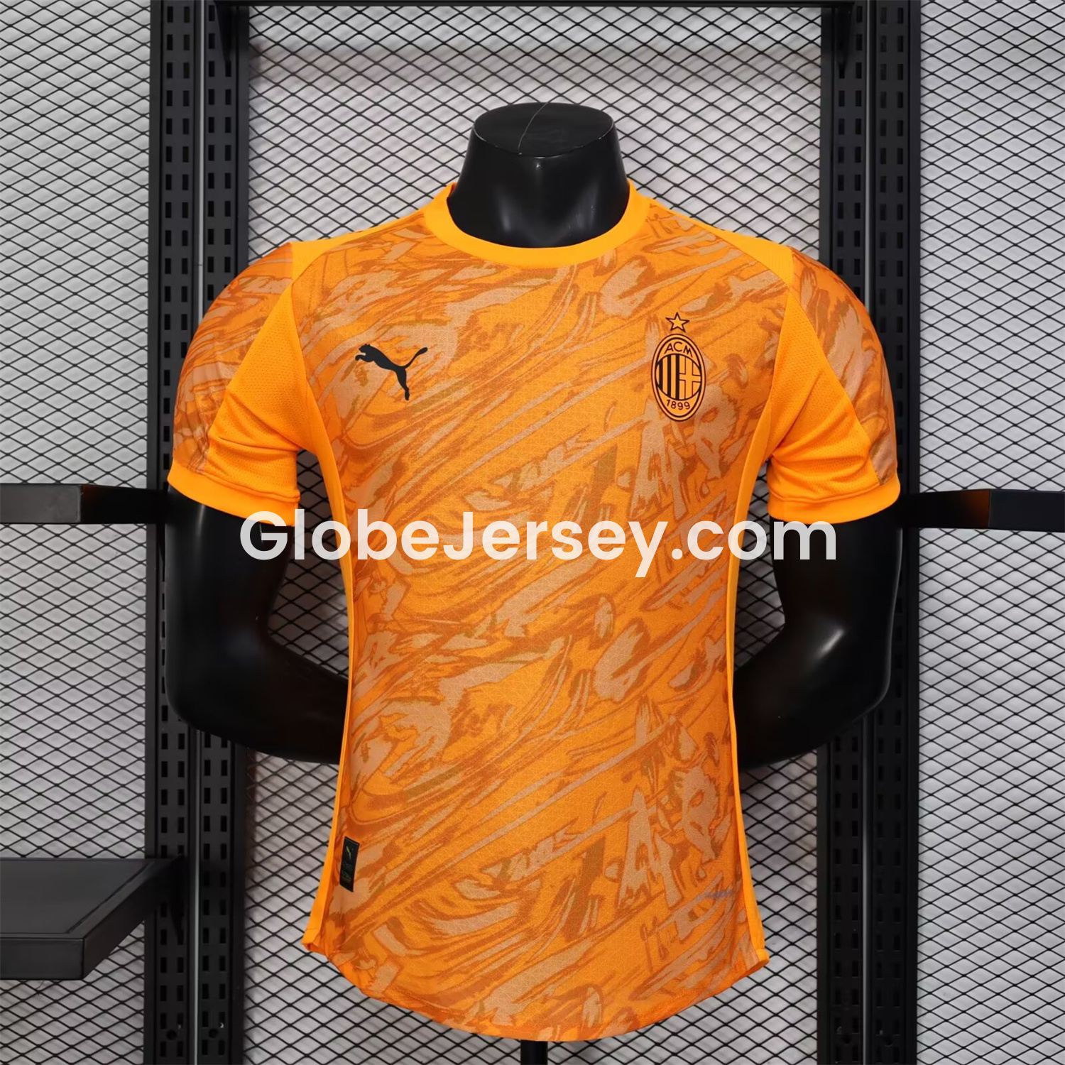 GlobeJersey-AC Milan 25-26 Orange Special Edition Jersey - Player Version