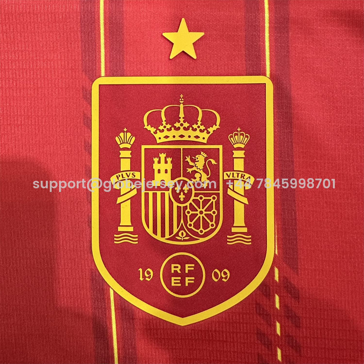 GlobeJersey-Spain 2026 Home Red Jersey - Fans Version