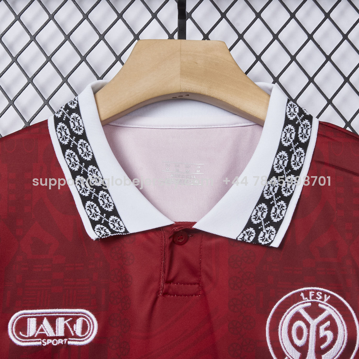 GlobeJersey-Mainz 25-26 Red Special POLO Jersey - Fans Version
