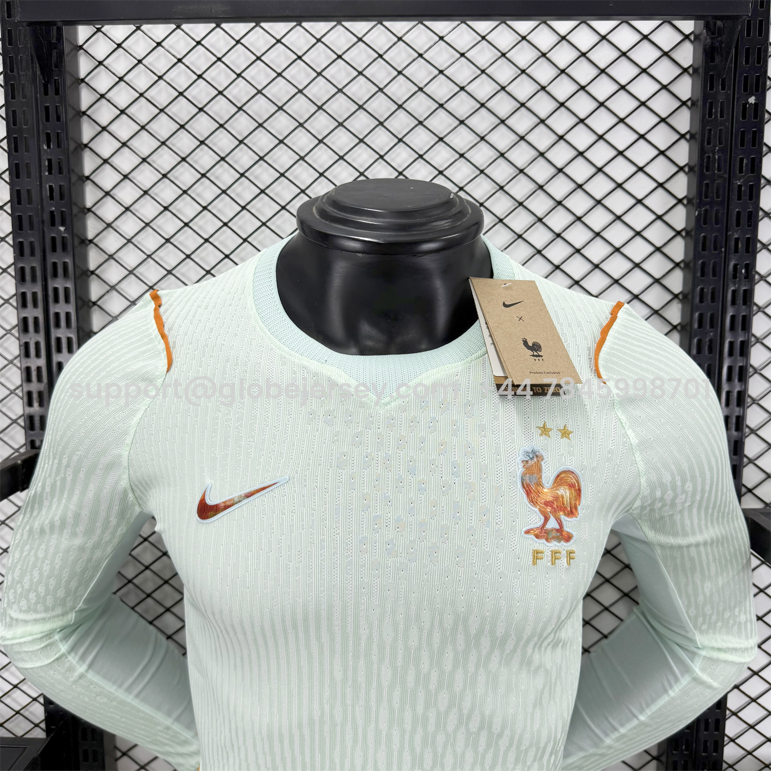 GlobeJersey-France 2026 Away Long Sleeves Jersey - Player Version