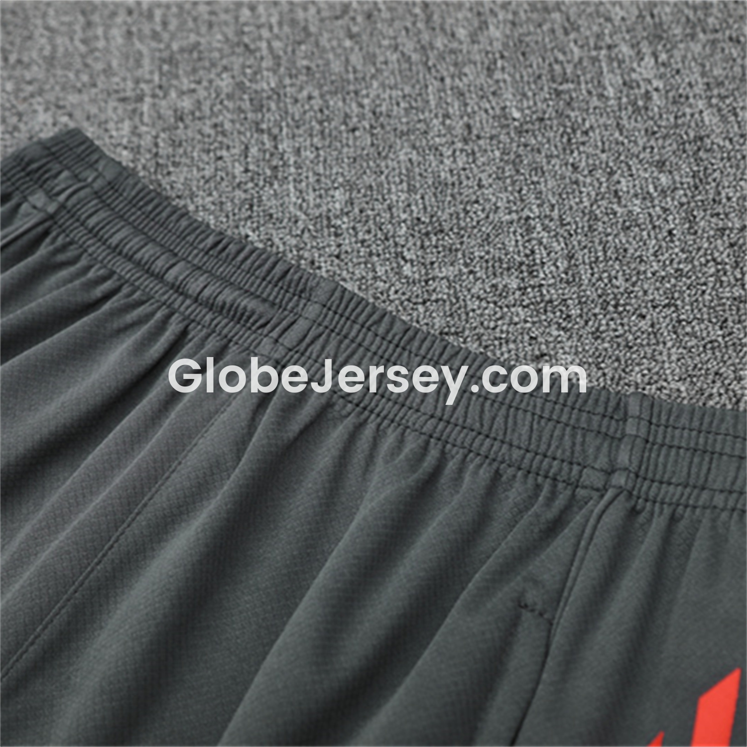GlobeJersey-Bayern Munich 25-26 Short-Sleeve Training Set - Orange Top & Gray shorts