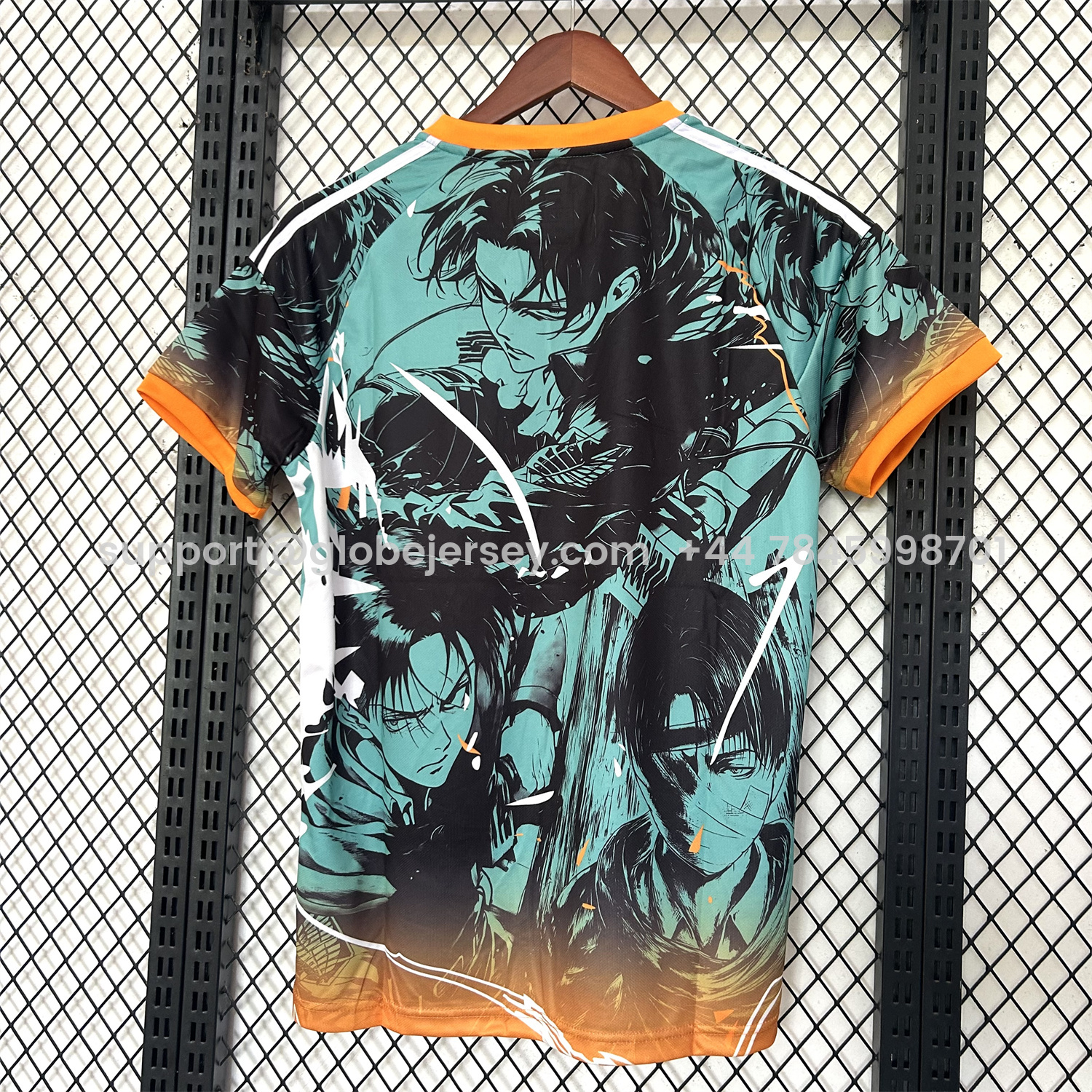 GlobeJersey-Japan 25-26 Levi Ackerman Green Special Jersey - Fans Version