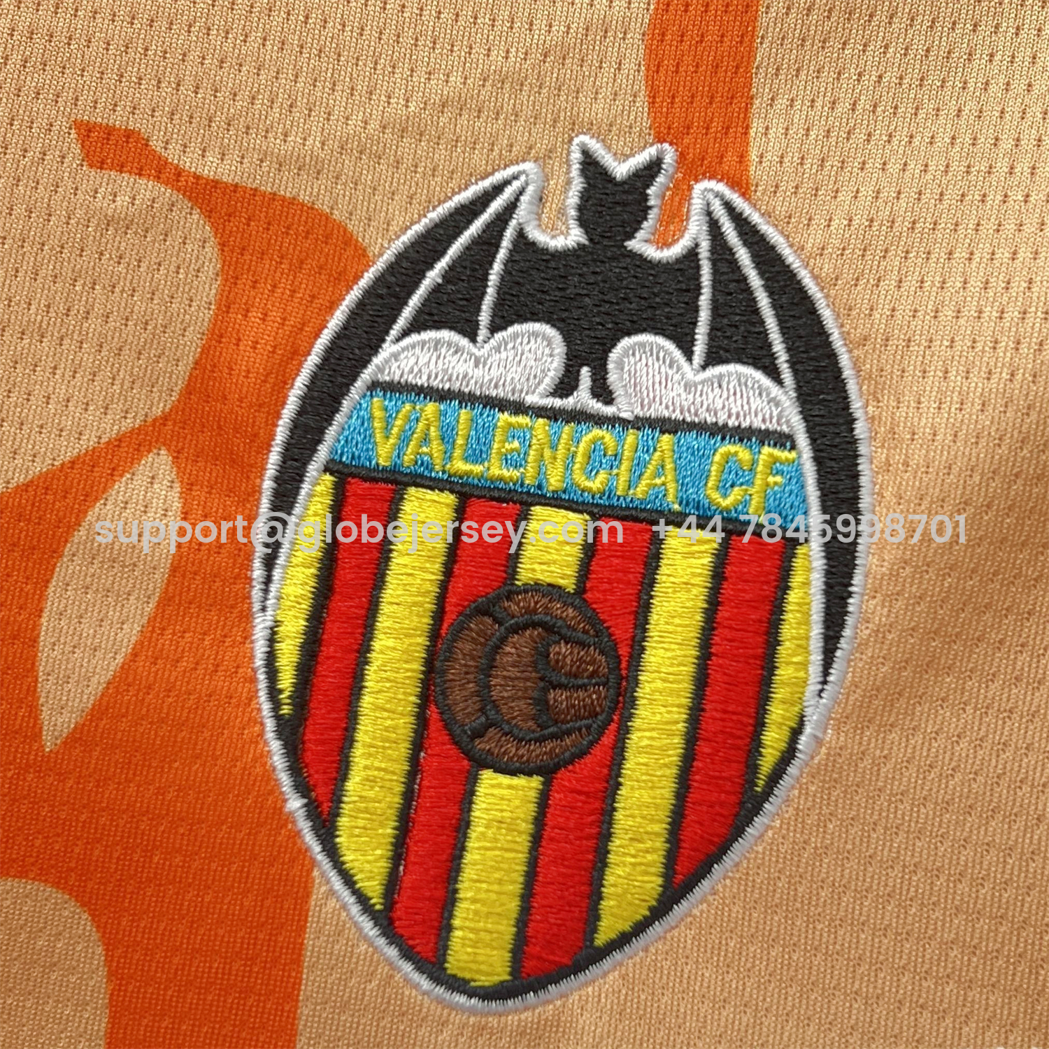 GlobeJersey-Valencia 25-26 Retro Style Jersey - Fans Version