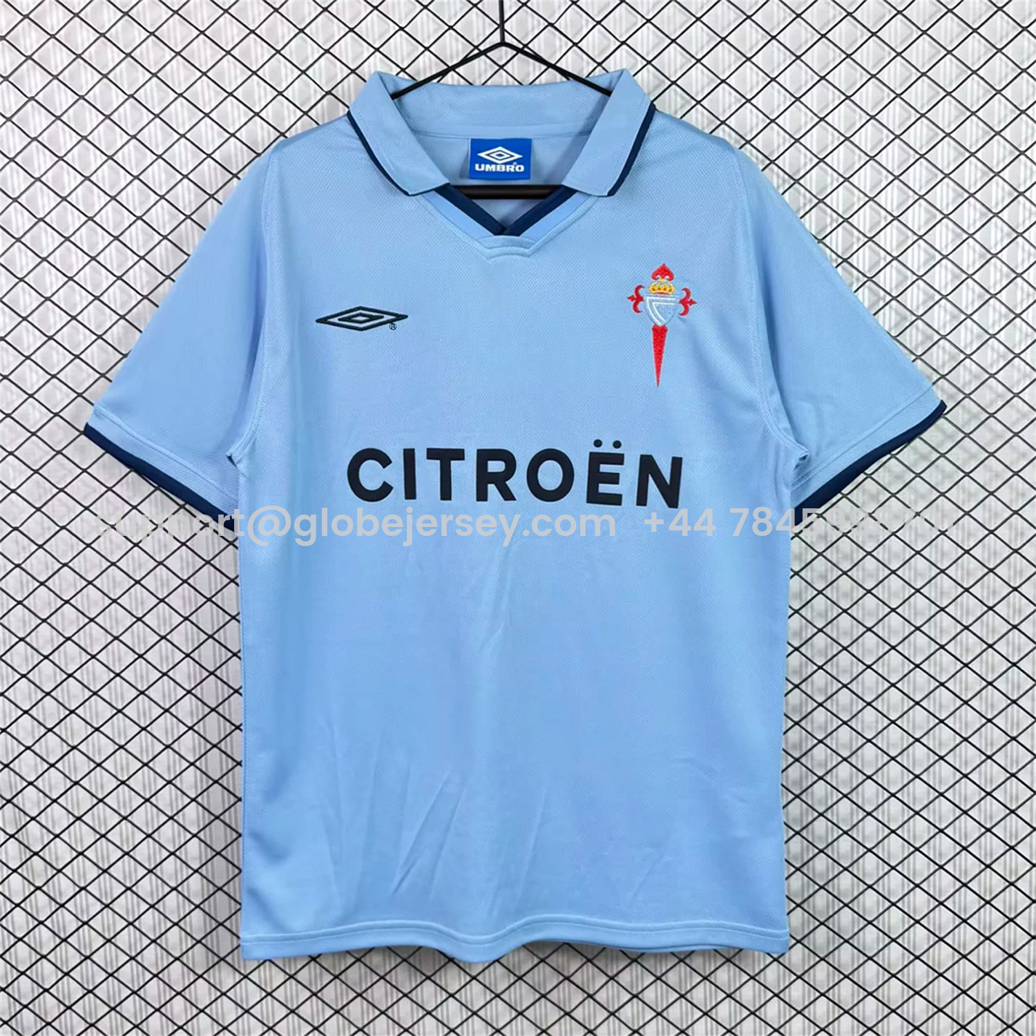 GlobeJersey-Retro Celta Vigo 2001-02 Home Jersey