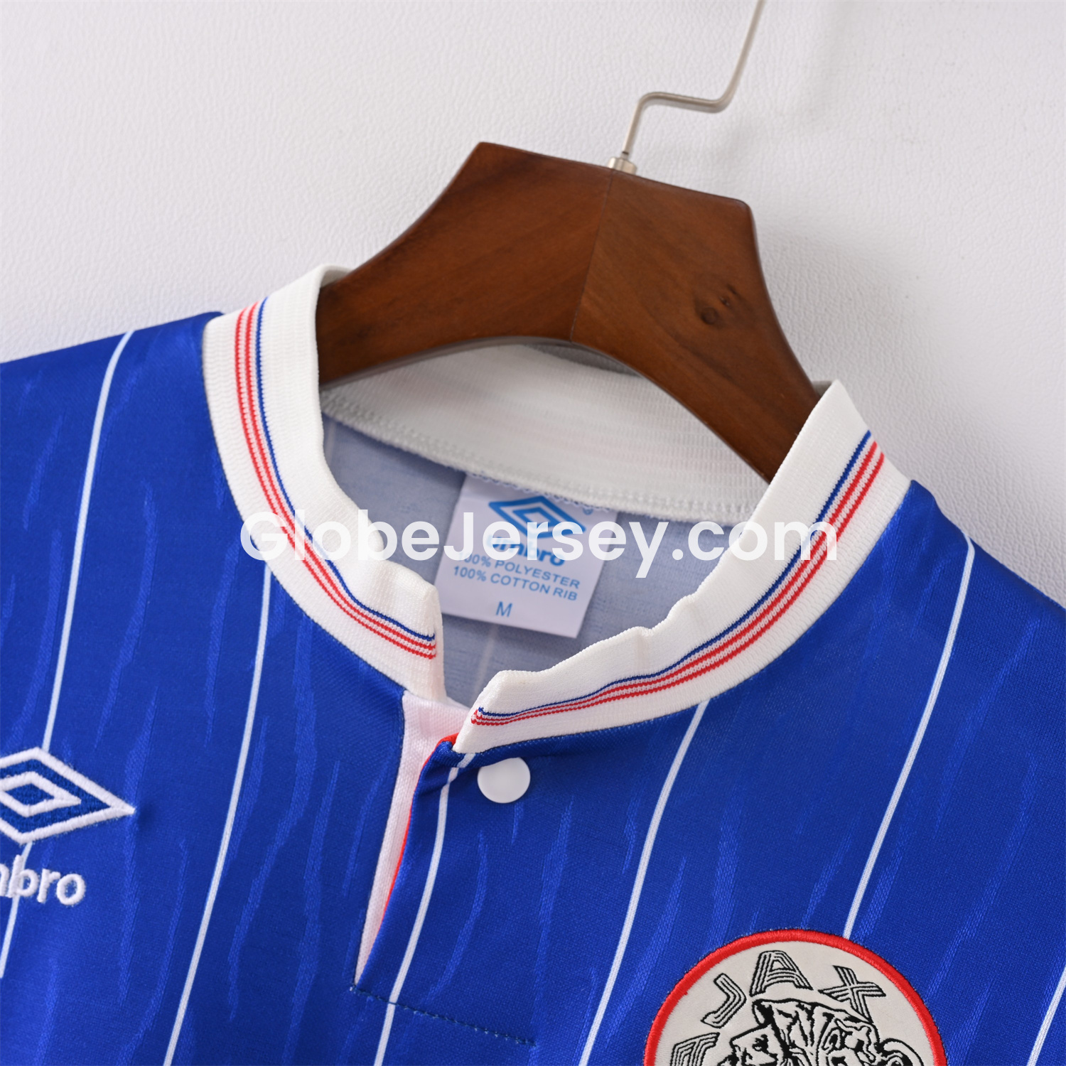 GlobeJersey-Retro Ajax 1990 Away Long Sleeve Jersey