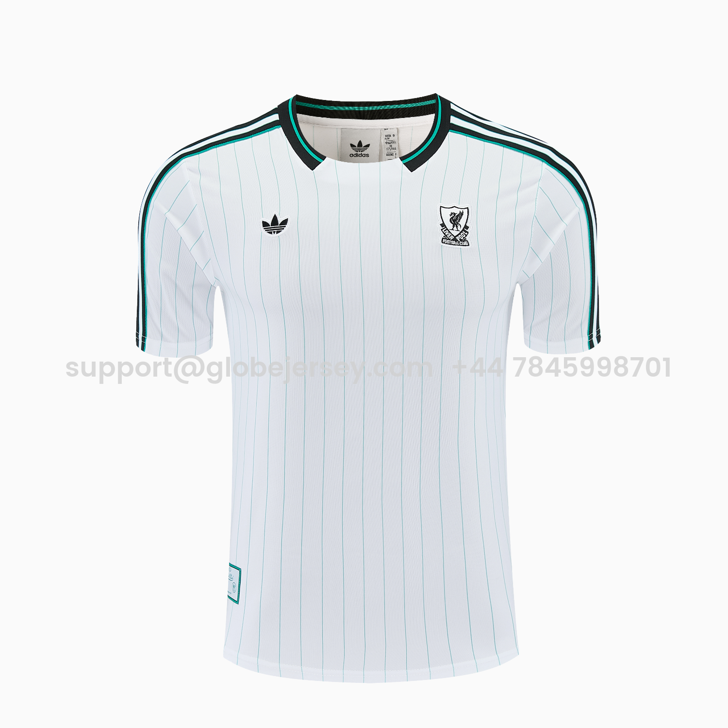 GlobeJersey-Liver.pool 25-26 Retro Style Short-Sleeve Training Set - Colors Top & Colors Pants