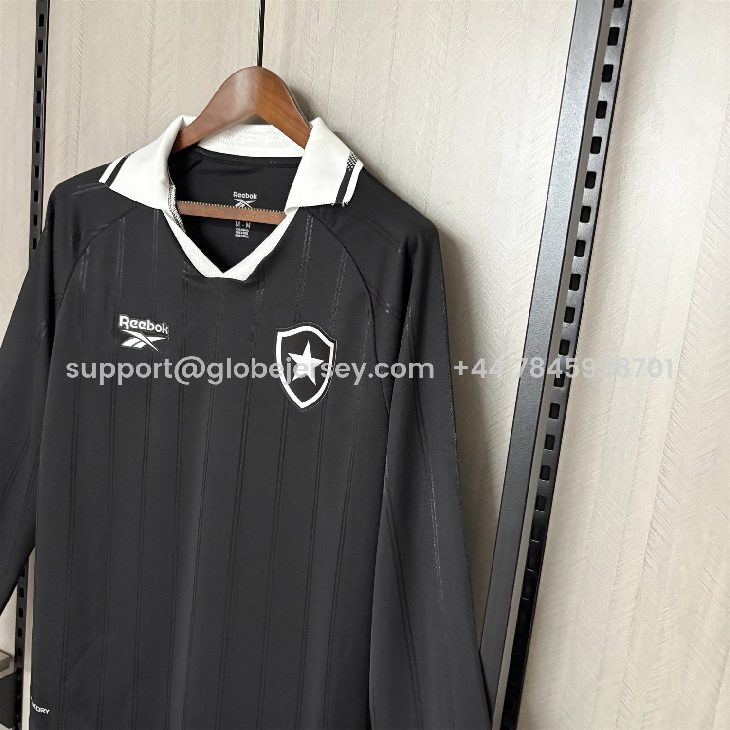 GlobeJersey-Botafogo 25-26 Away Long Sleeves Unsponsored Jersey - Fans Version