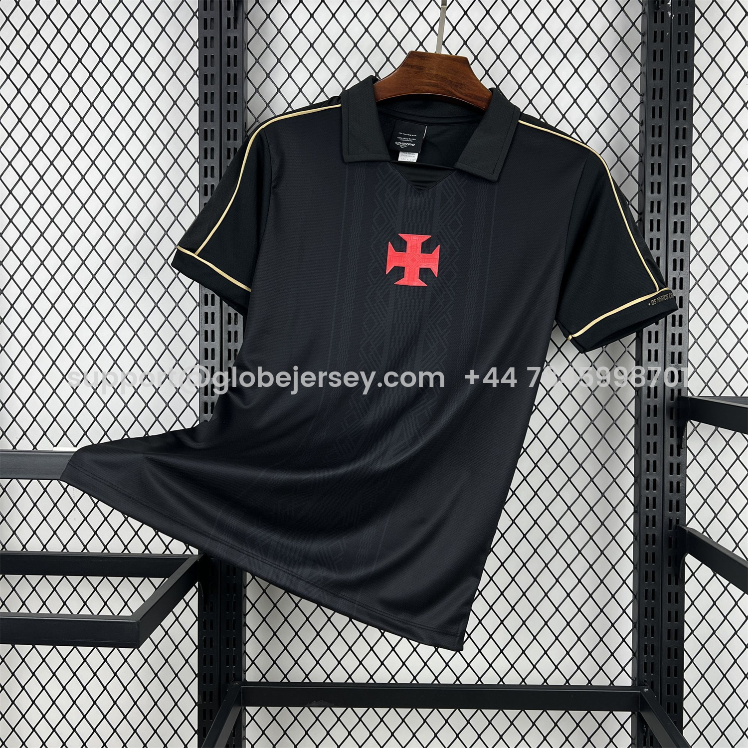 GlobeJersey-Vasco da Gama 25-26 Black Special Jersey - Fans Version