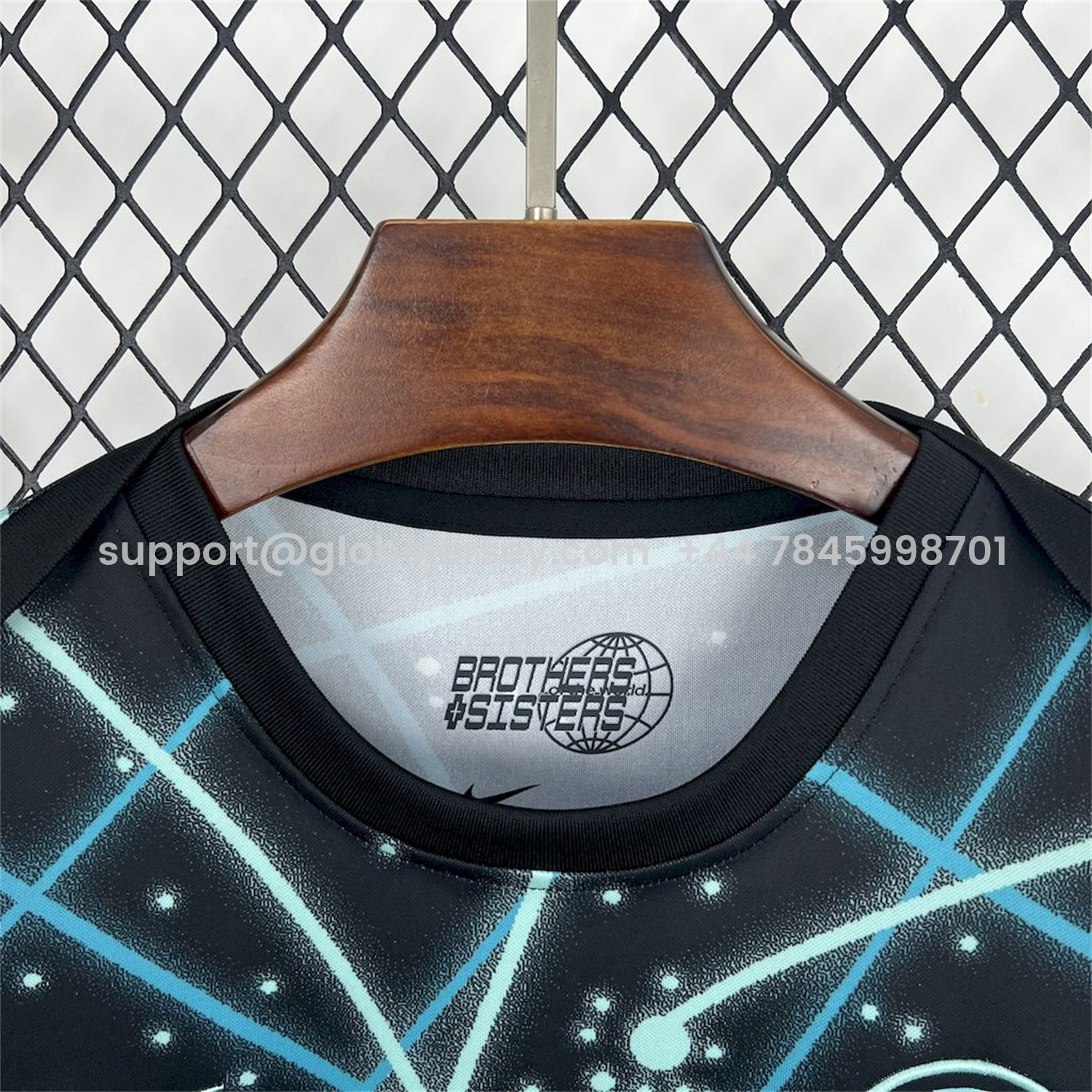 GlobeJersey-Inter Milan 25-26 Blue Lines Black Pre-Match Training Jersey - Fans Version