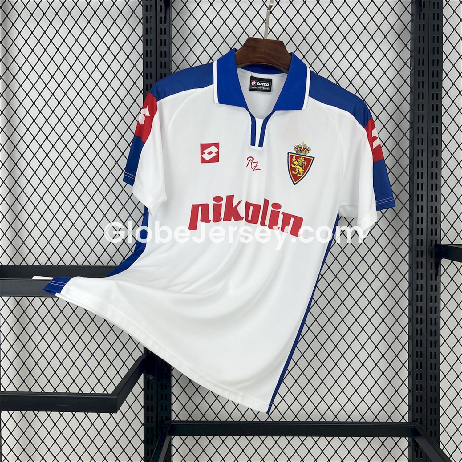 GlobeJersey-Retro Real Zaragoza 2004-05 Home Jersey