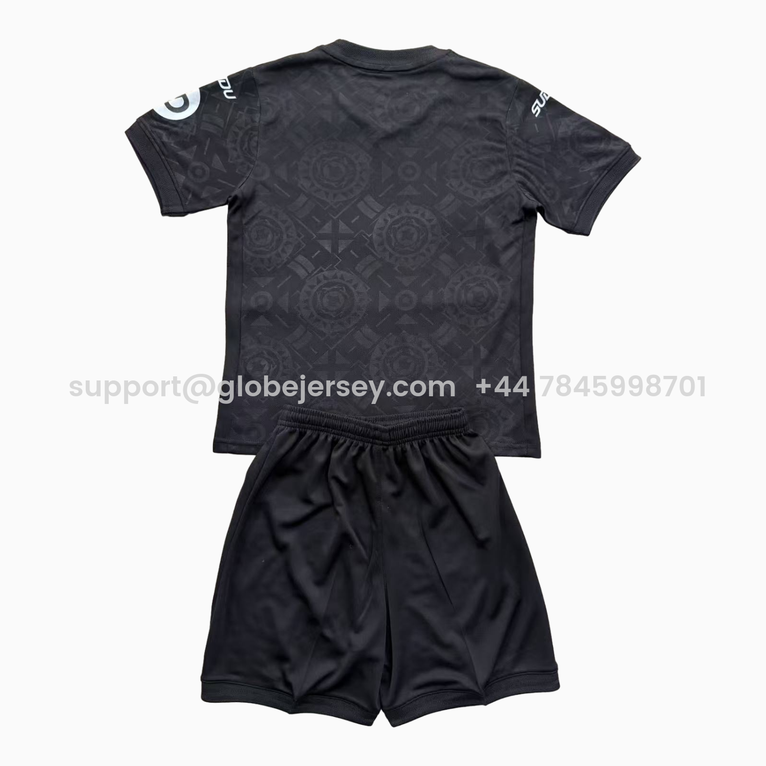 GlobeJersey-Wolverhampton Wanderers Wolves 25-26 Black Goalkeeper Kids Kit
