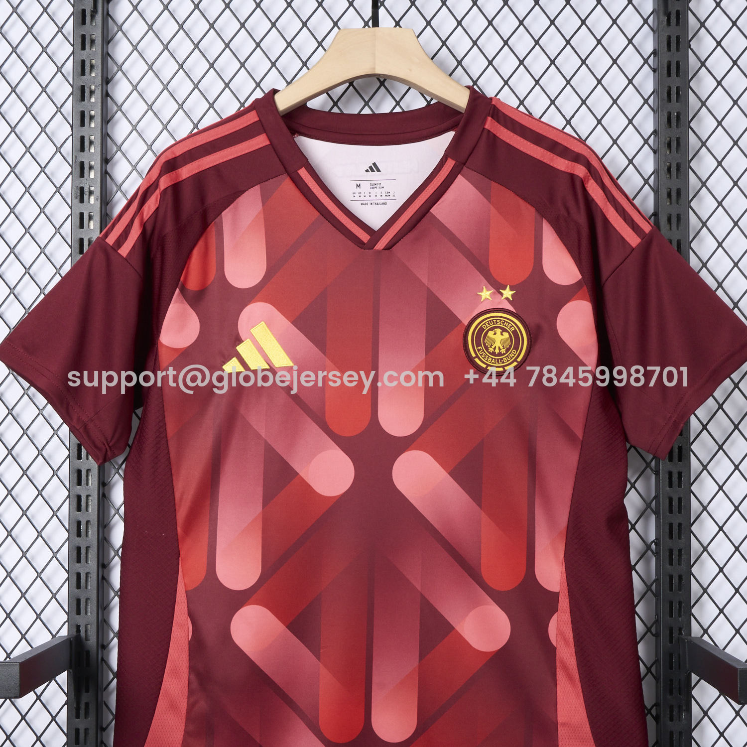 GlobeJersey-Germany 2025 Women's Euro Away Jersey - Men's Fans Version