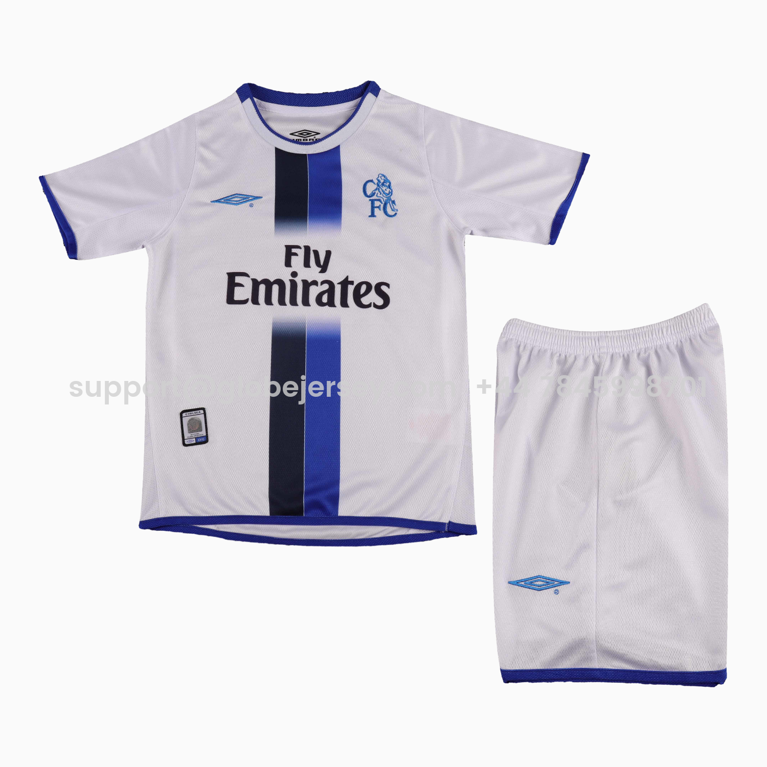 GlobeJersey-Retro C.H.E.L.S.E.A 2003-04 Away Kids Kit