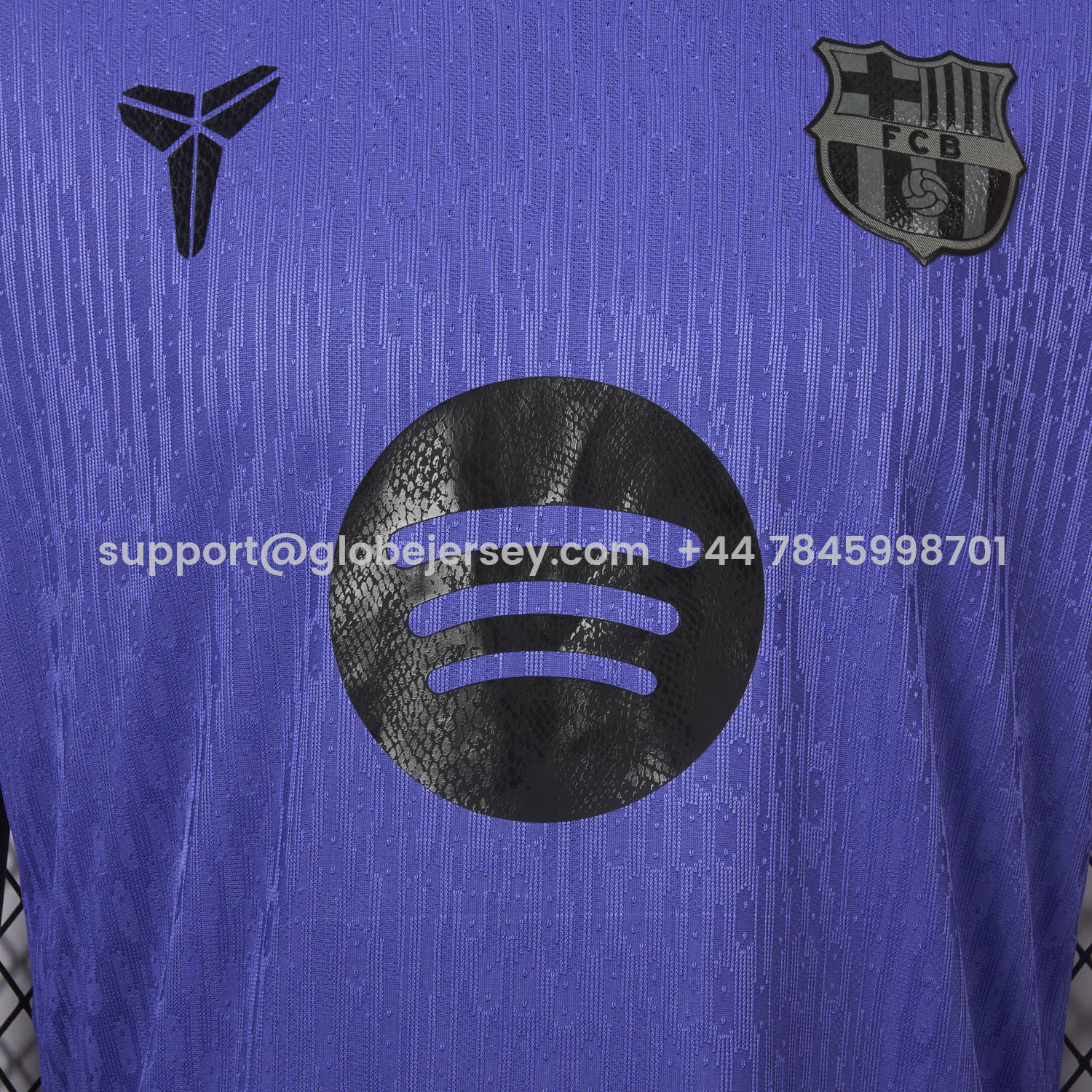 GlobeJersey-Barcelona X KB 25-26 Purple Special Jersey - Player Version