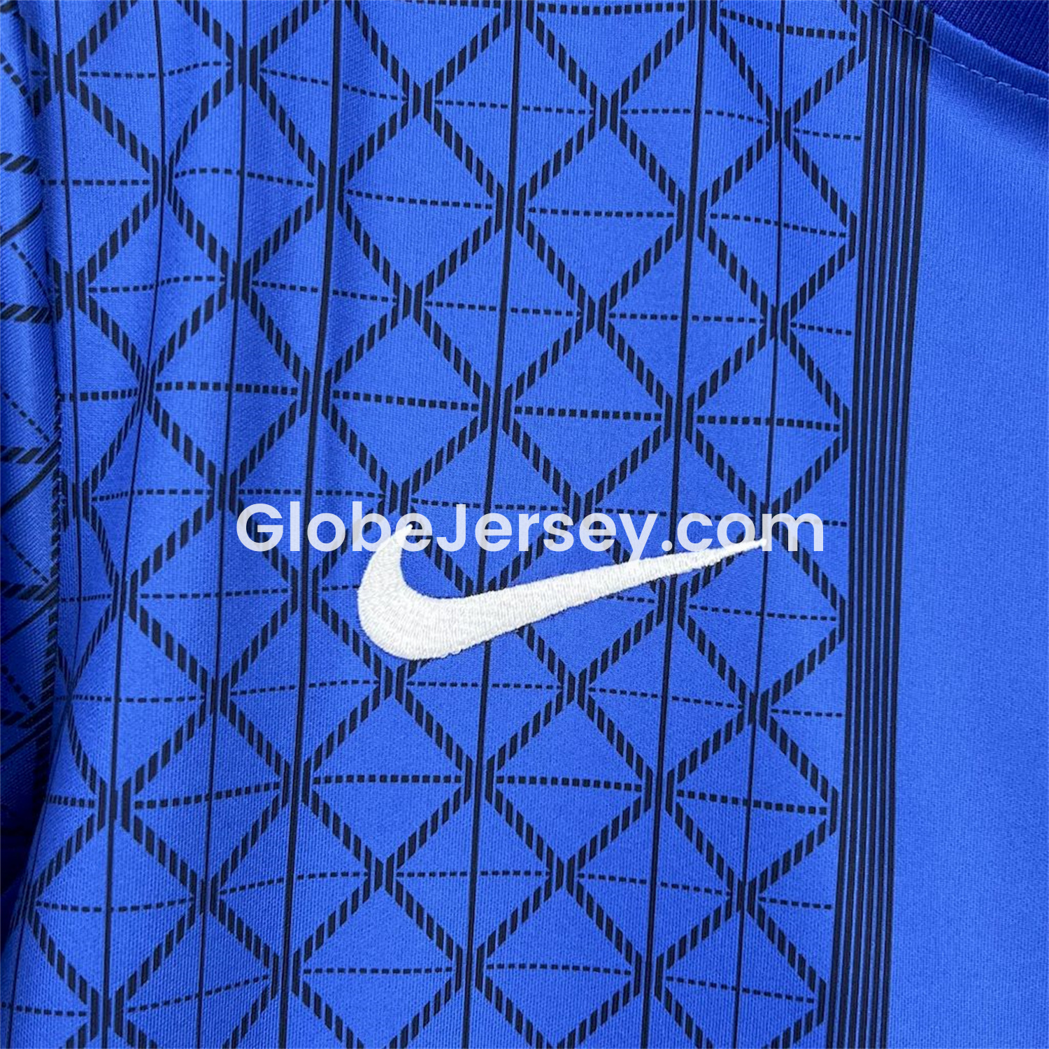 GlobeJersey-Paris Saint-Germain PSG 25-26 Blue Pre-Match Training Jersey - Fans Version
