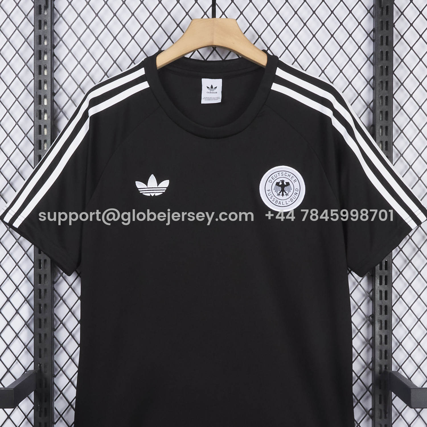 GlobeJersey-Germany 2026 Terrace Icon Black Special Jersey - Fans Version