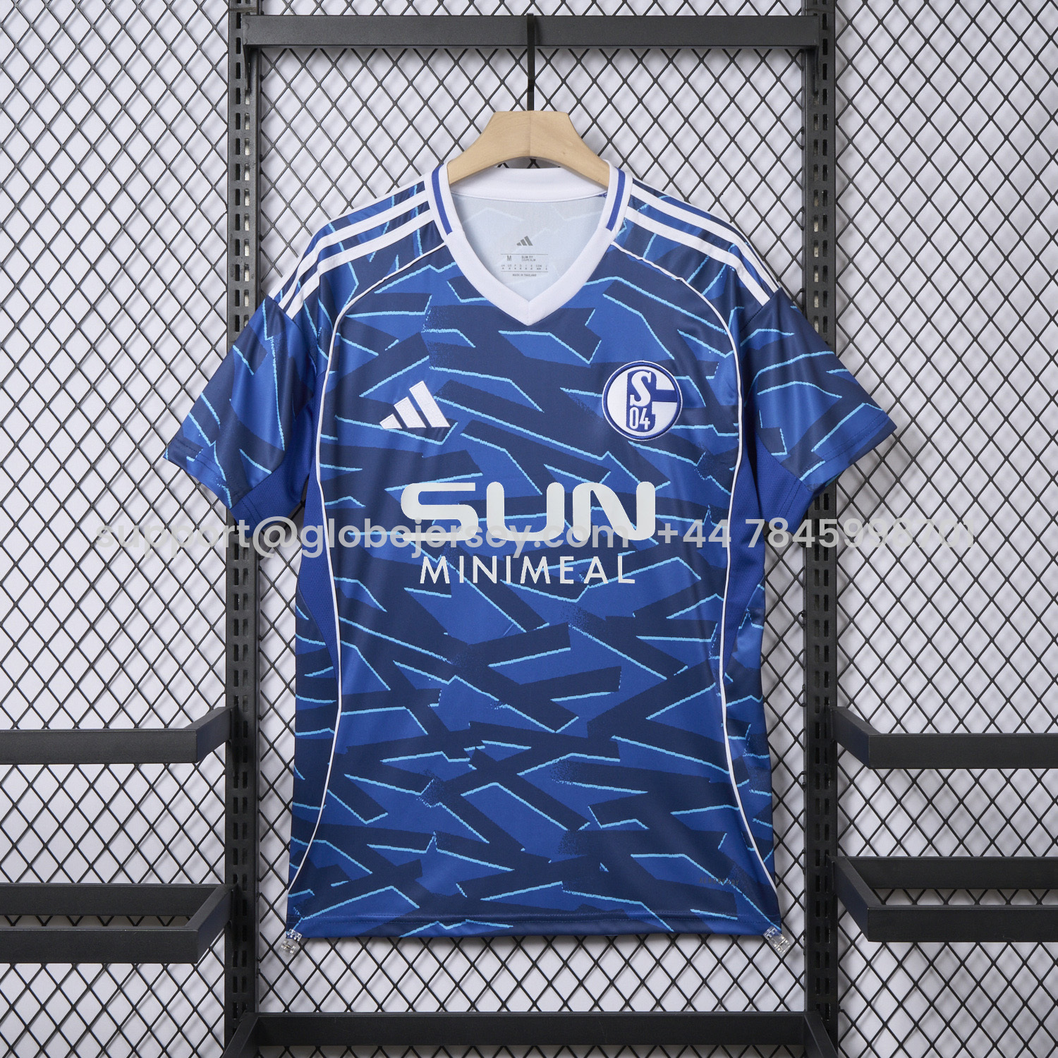 GlobeJersey-Schalke 04 25-26 Home Jersey - Fans Version