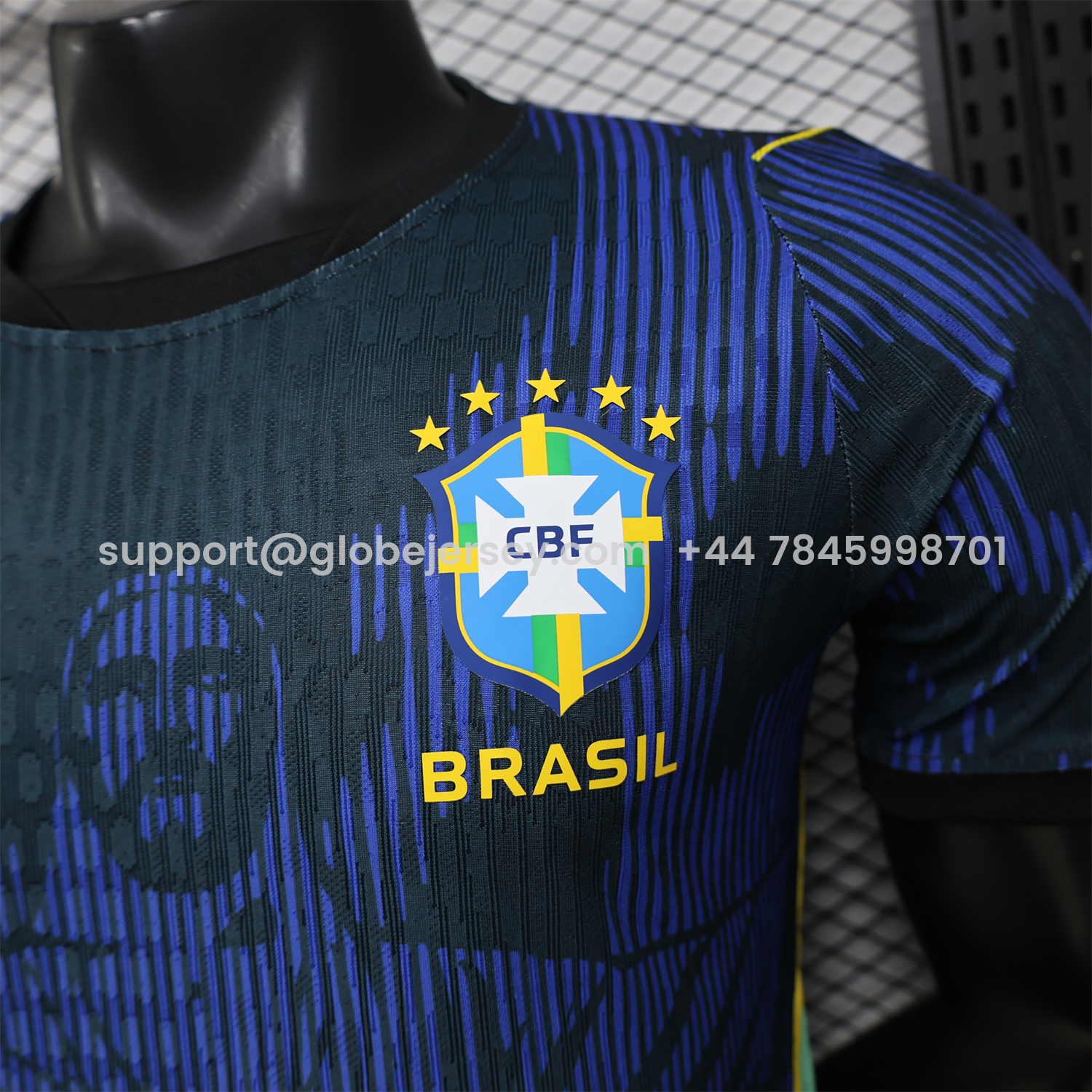 GlobeJersey-Brazil 2026 Jesus Blue Special Jersey - Player Version